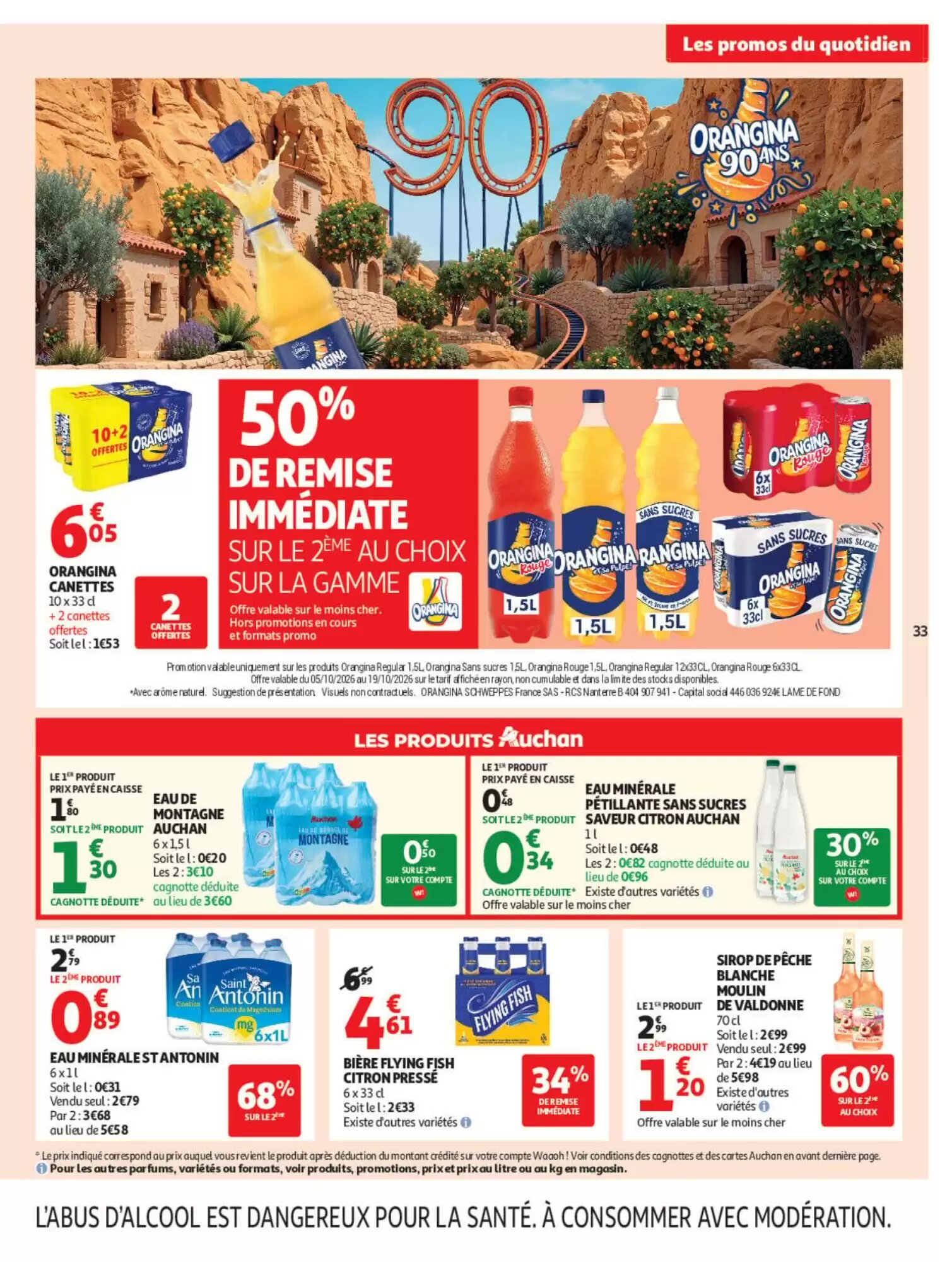 Prospectus promotionnel Auchan valable à partir du 06/10/2026 - Page 33.