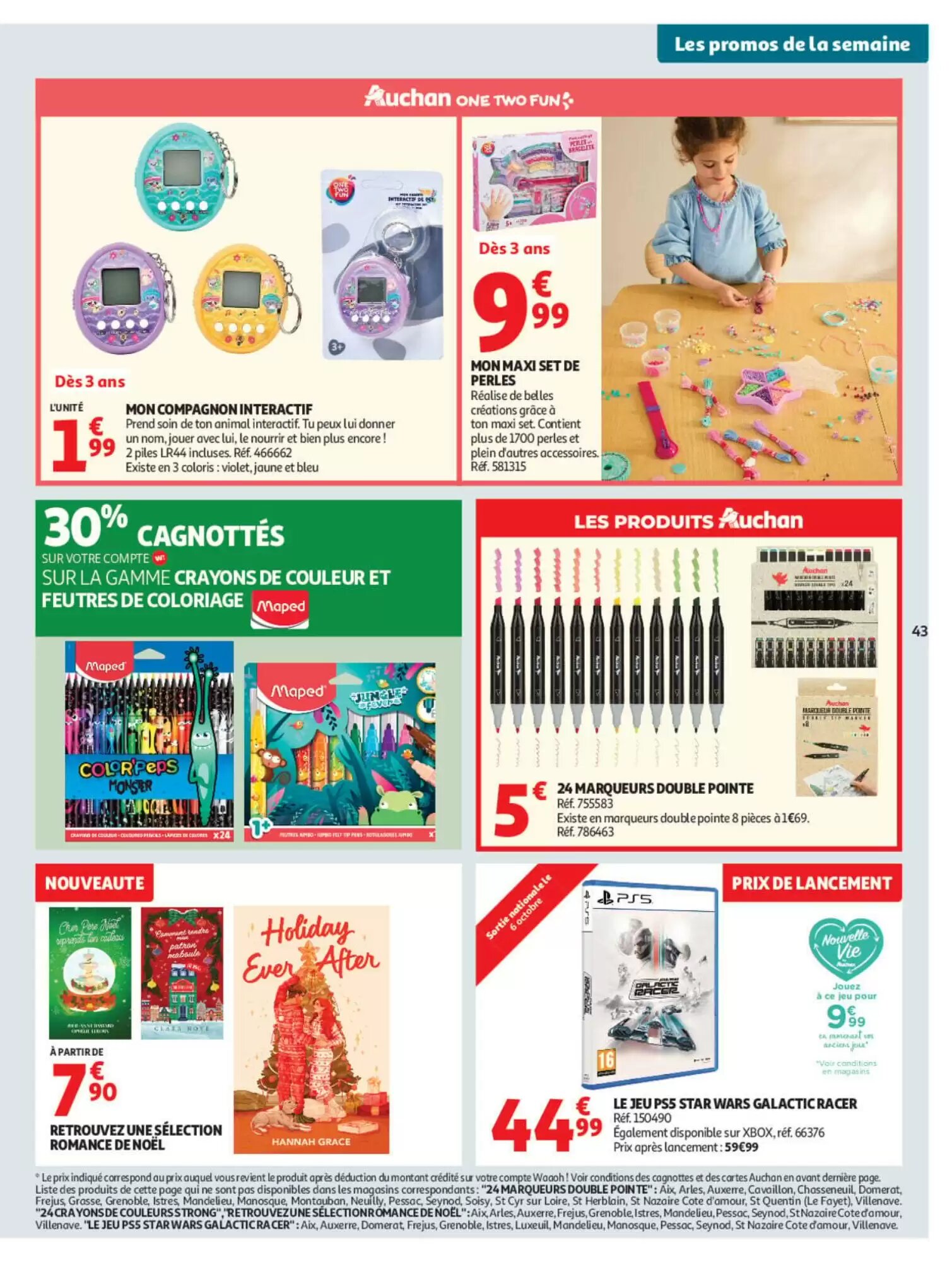 Prospectus promotionnel Auchan valable à partir du 06/10/2026 - Page 43.