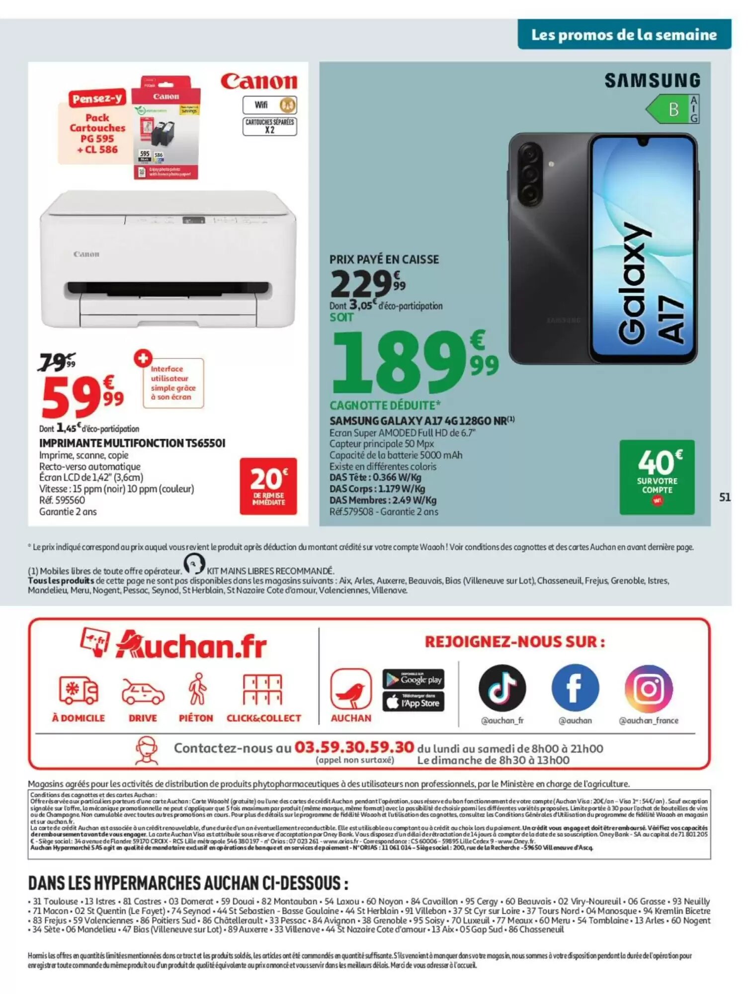 Prospectus promotionnel Auchan valable à partir du 06/10/2026 - Page 51.