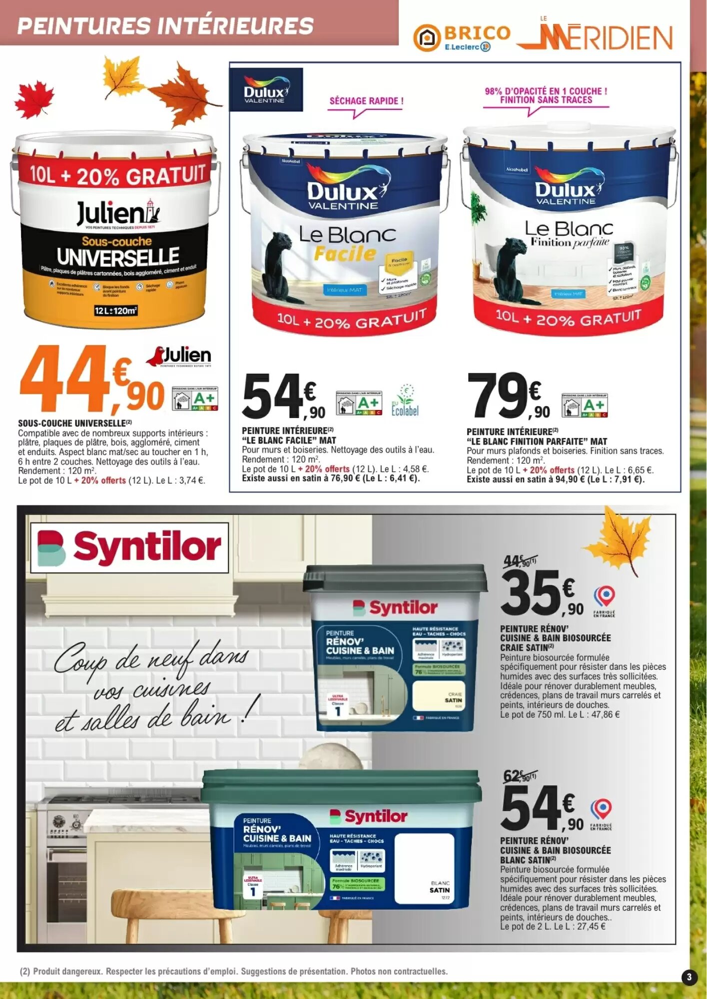 Prospectus promotionnel E.Leclerc Brico valable à partir du 06/10/2026 - Page 3.