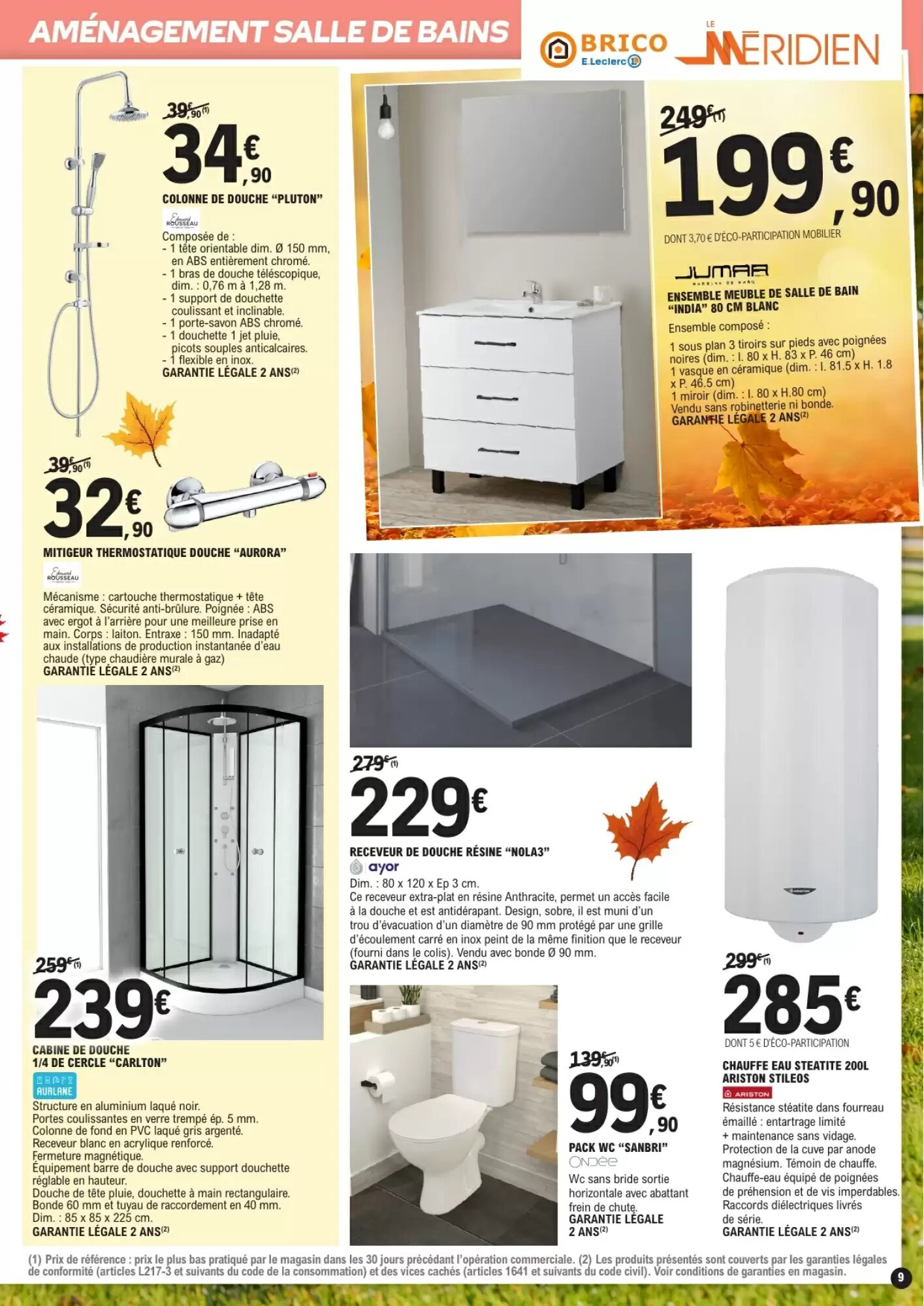 Prospectus promotionnel E.Leclerc Brico valable à partir du 06/10/2026 - Page 9.