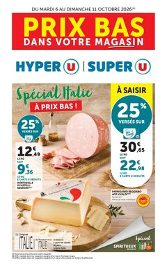 Prospectus promotionnel Super U valable à partir du 06/10/2026