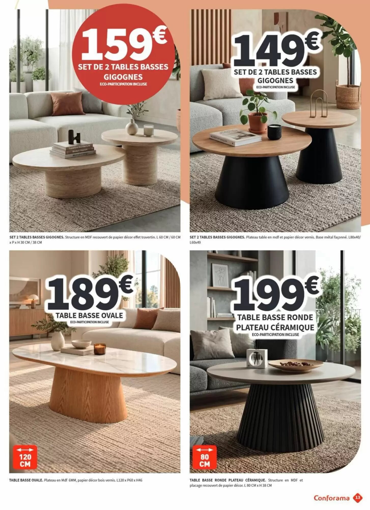 Prospectus promotionnel Conforama valable à partir du 06/10/2026 - Page 13.