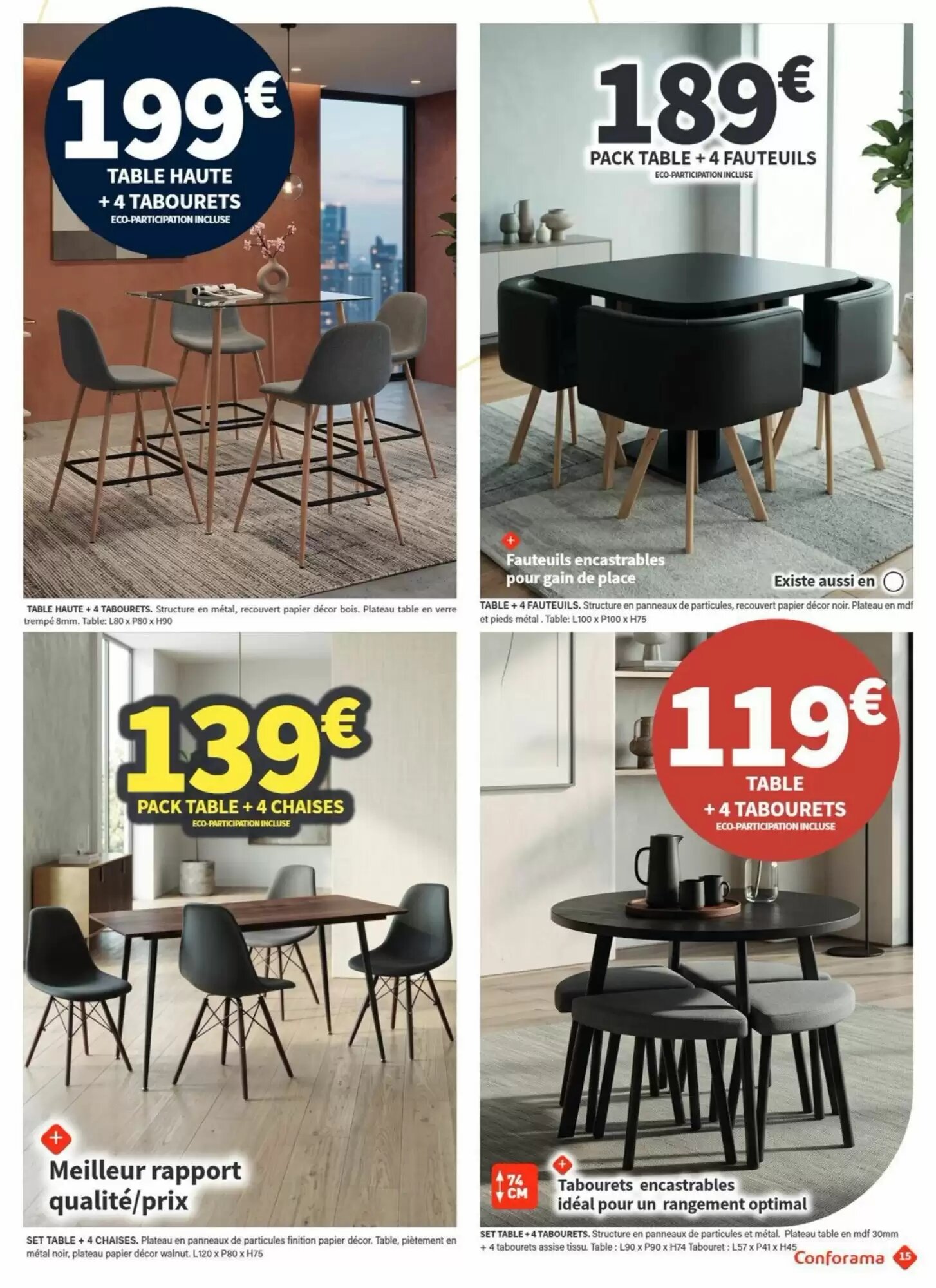 Prospectus promotionnel Conforama valable à partir du 06/10/2026 - Page 15.