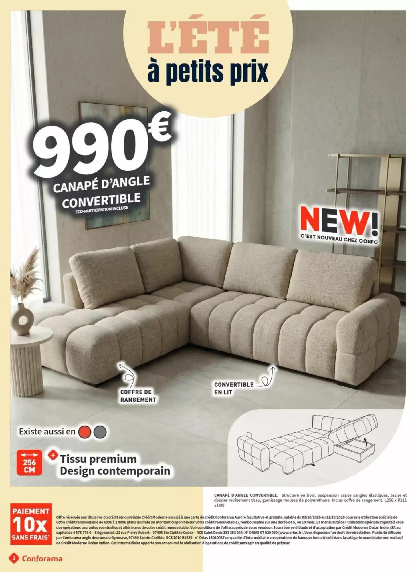 Prospectus promotionnel Conforama valable à partir du 06/10/2026 - Page 2.