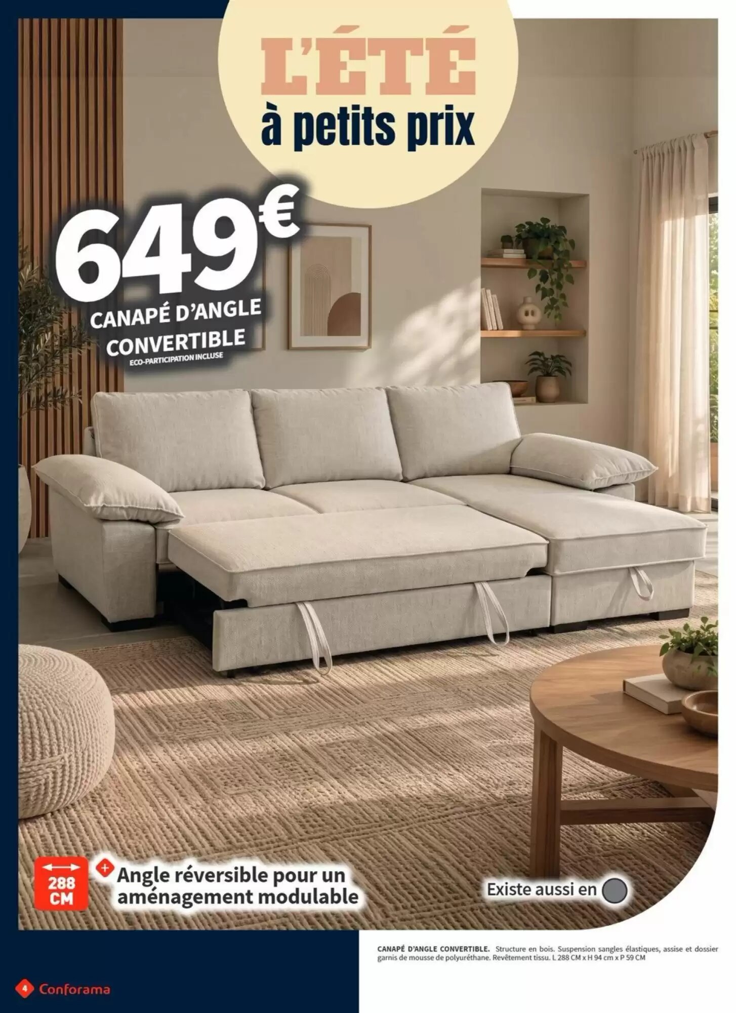 Prospectus promotionnel Conforama valable à partir du 06/10/2026 - Page 4.