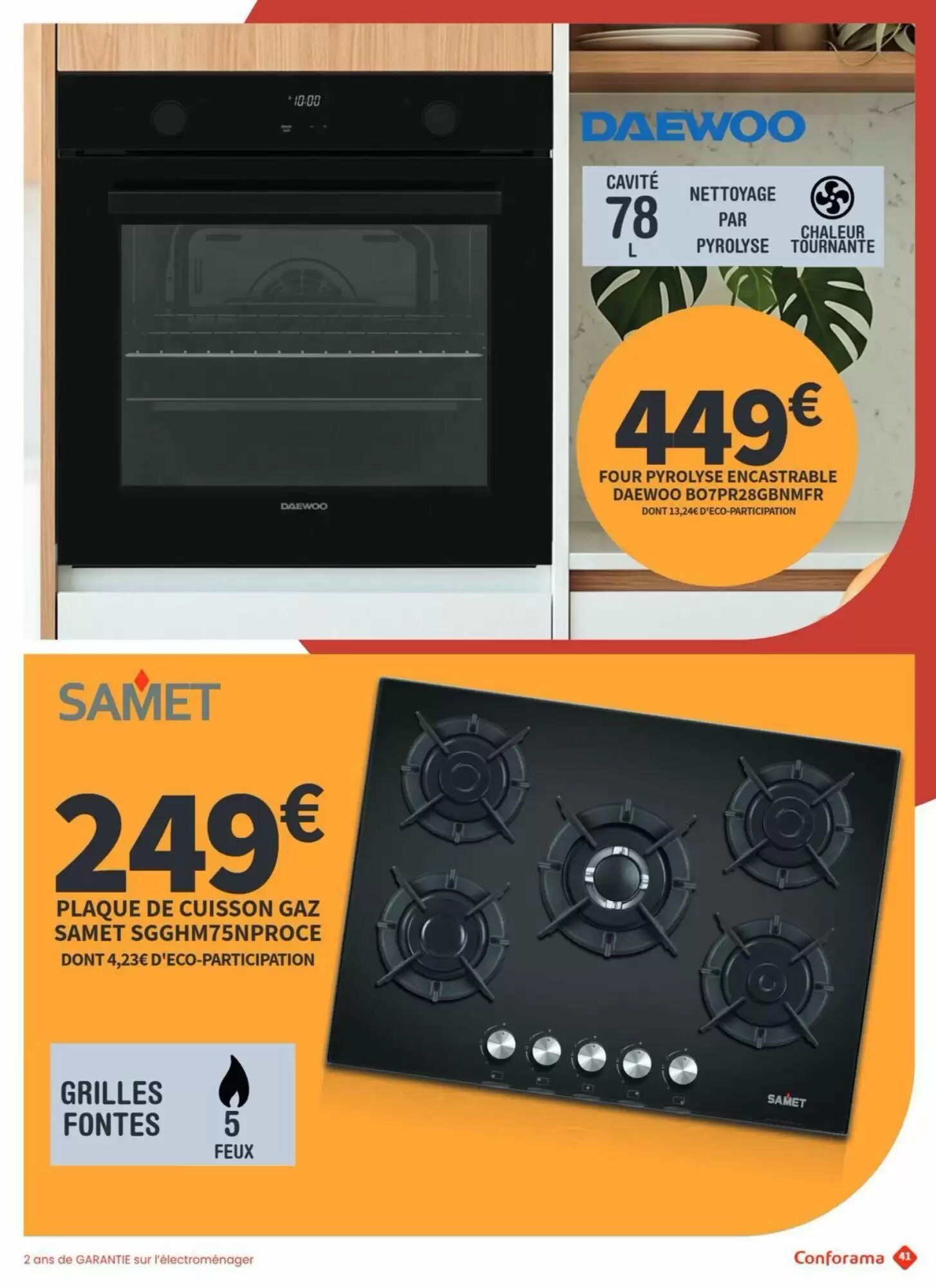 Prospectus promotionnel Conforama valable à partir du 06/10/2026 - Page 41.
