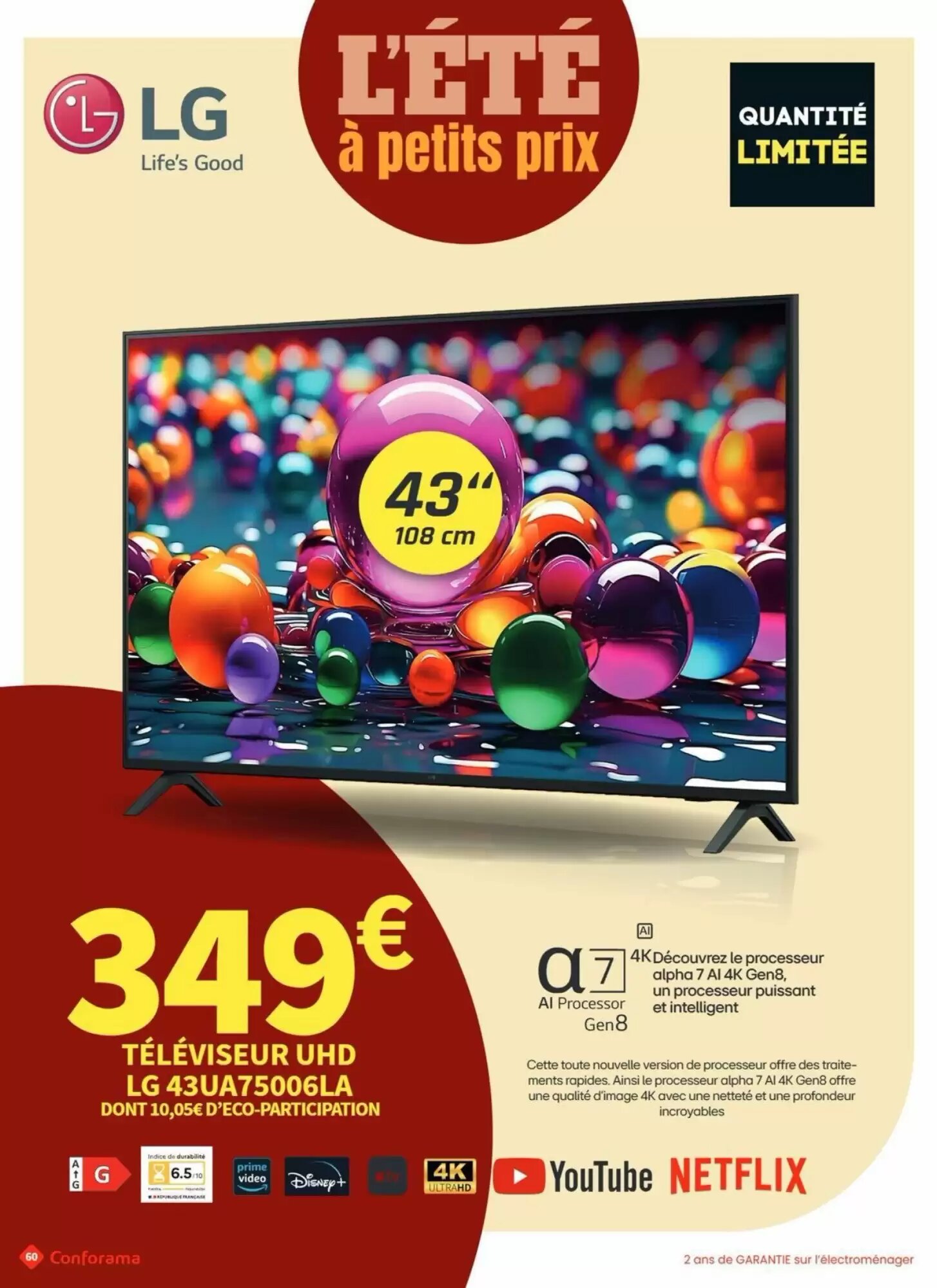Prospectus promotionnel Conforama valable à partir du 06/10/2026 - Page 60.