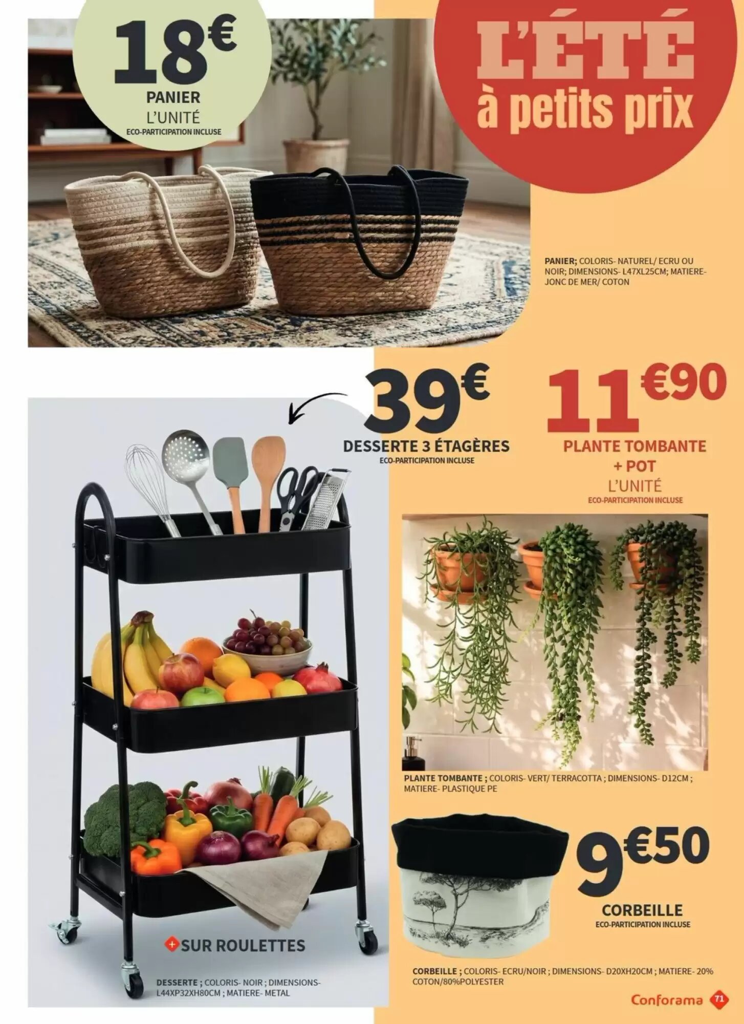 Prospectus promotionnel Conforama valable à partir du 06/10/2026 - Page 70.