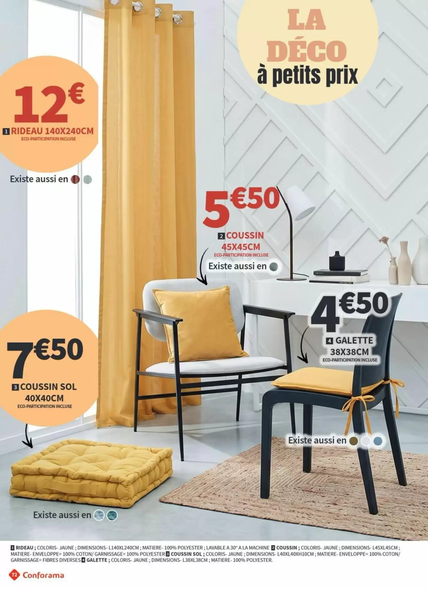 Prospectus promotionnel Conforama valable à partir du 06/10/2026 - Page 72.