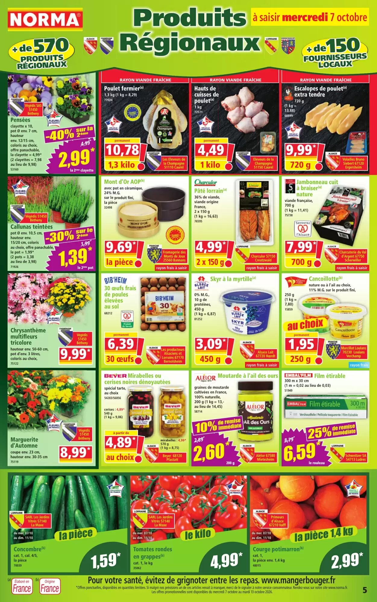 Prospectus promotionnel Norma valable à partir du 07/10/2026 - Page 5.