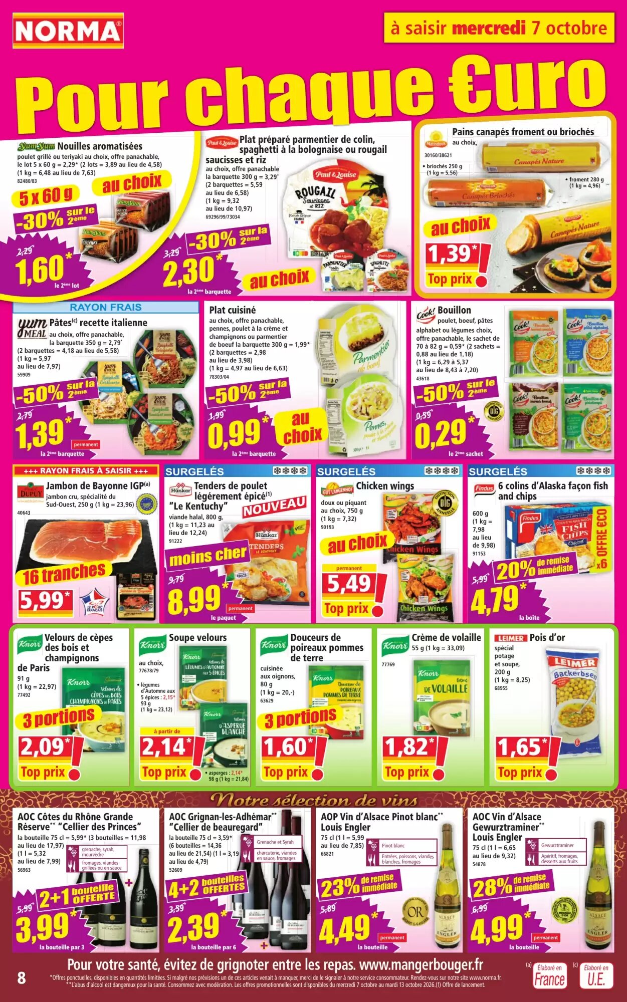 Prospectus promotionnel Norma valable à partir du 07/10/2026 - Page 8.