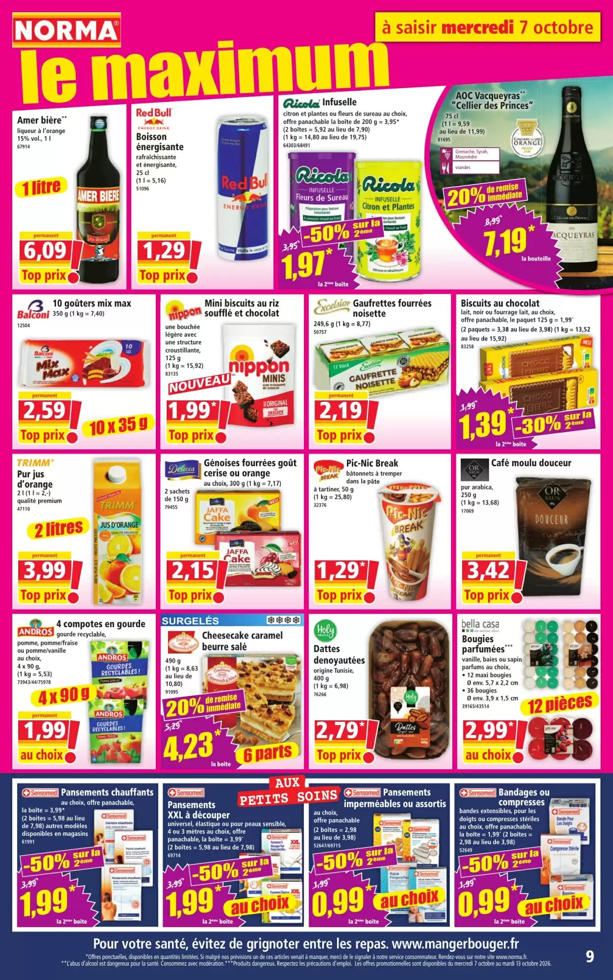 Prospectus promotionnel Norma valable à partir du 07/10/2026 - Page 9.