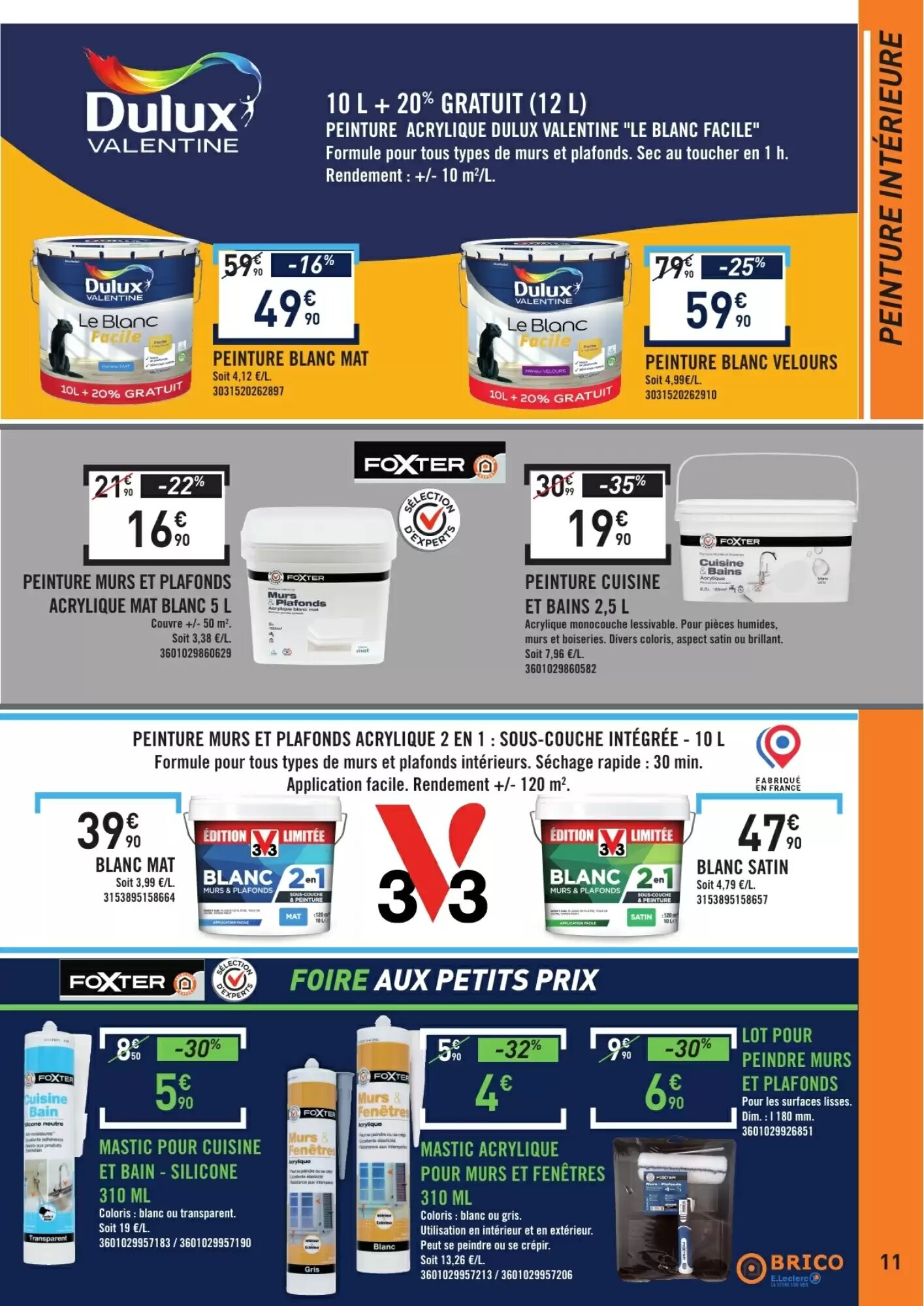 Prospectus promotionnel E.Leclerc Brico valable à partir du 07/10/2026 - Page 11.