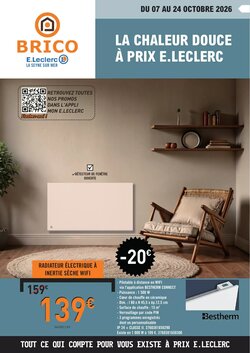 Prospectus promotionnel E.Leclerc Brico valable à partir du 07/10/2026