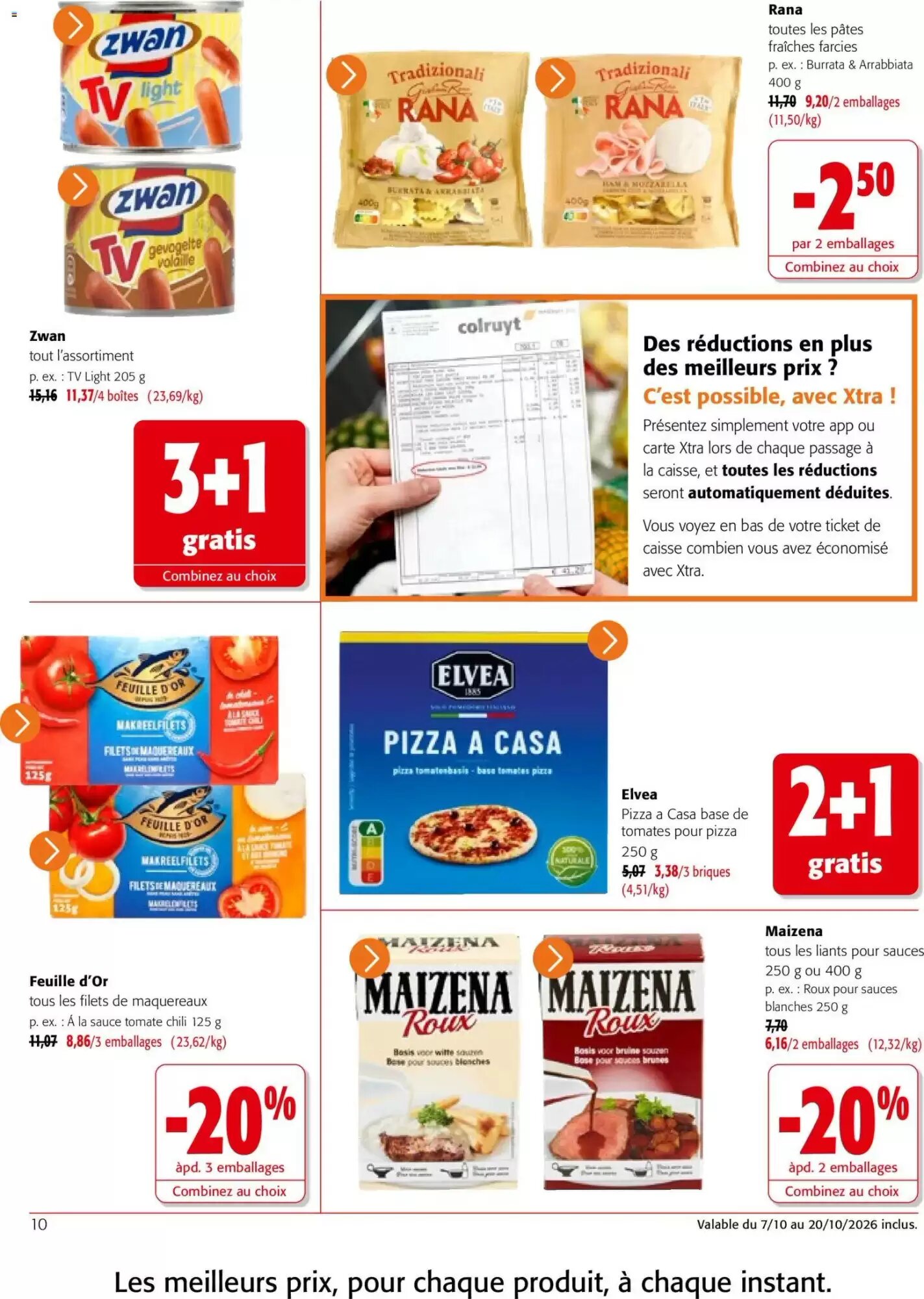 Prospectus promotionnel Colruyt valable à partir du 07/10/2026 - Page 10.