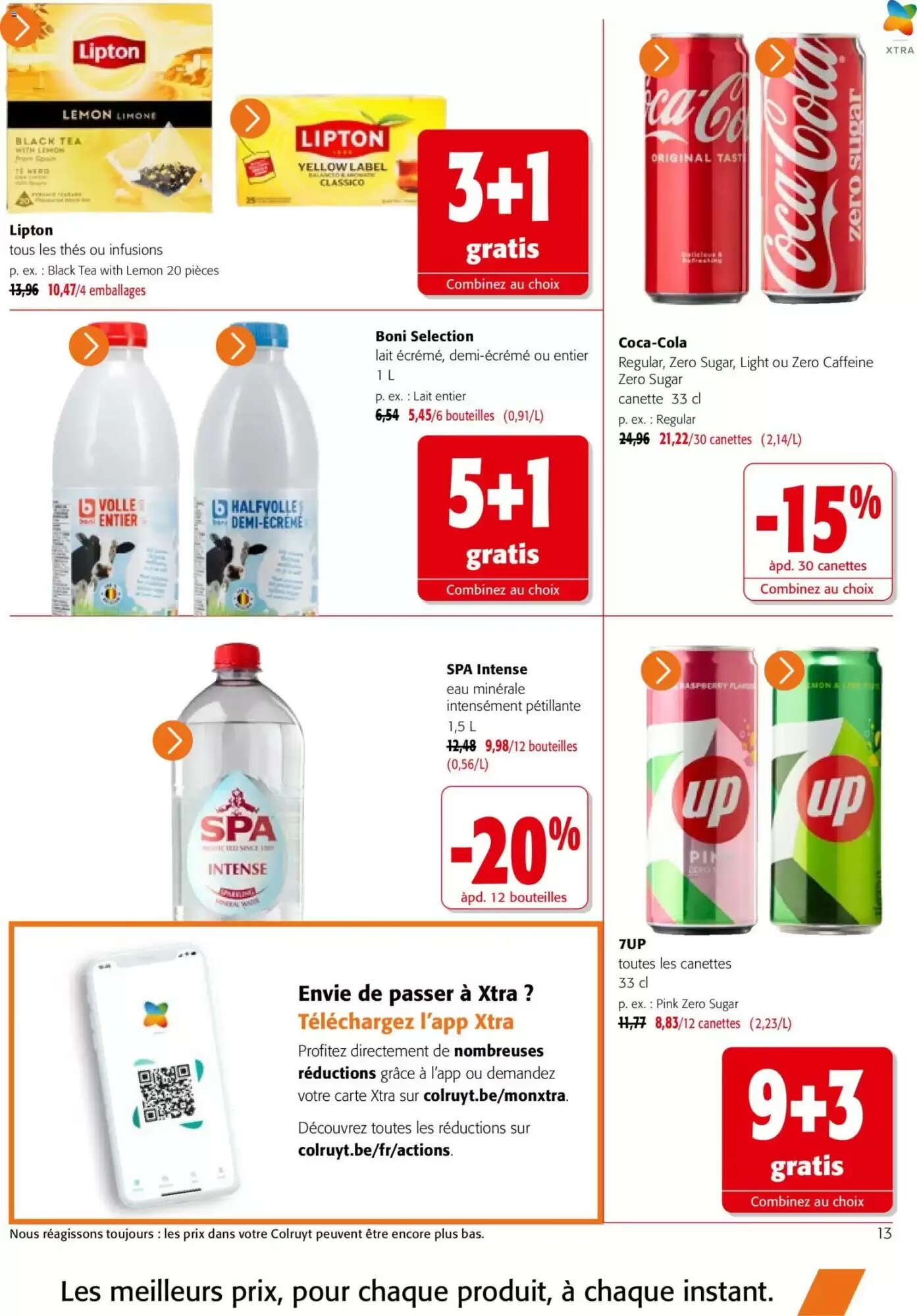 Prospectus promotionnel Colruyt valable à partir du 07/10/2026 - Page 13.
