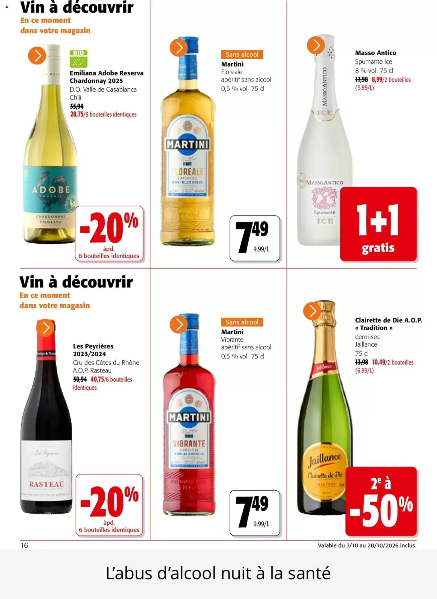 Prospectus promotionnel Colruyt valable à partir du 07/10/2026 - Page 16.