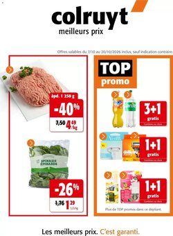 Prospectus promotionnel Colruyt valable à partir du 07/10/2026
