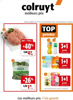 Prospectus promotionnel Colruyt valable à partir du 07/10/2026