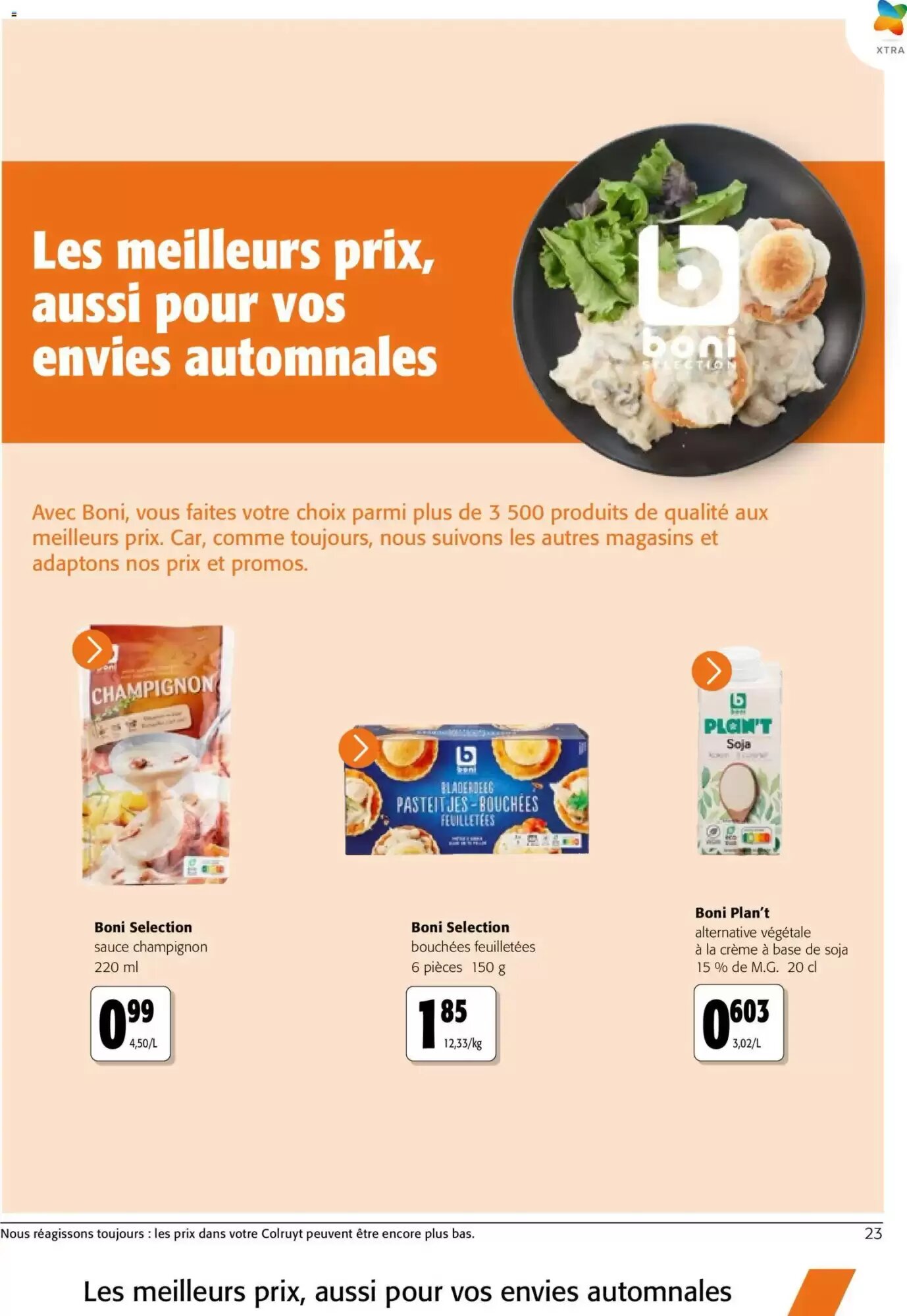 Prospectus promotionnel Colruyt valable à partir du 07/10/2026 - Page 23.