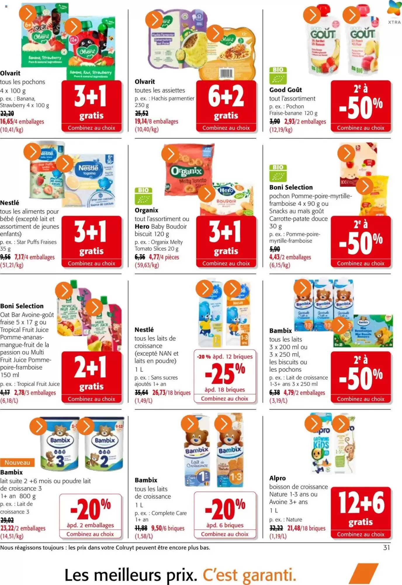 Prospectus promotionnel Colruyt valable à partir du 07/10/2026 - Page 31.