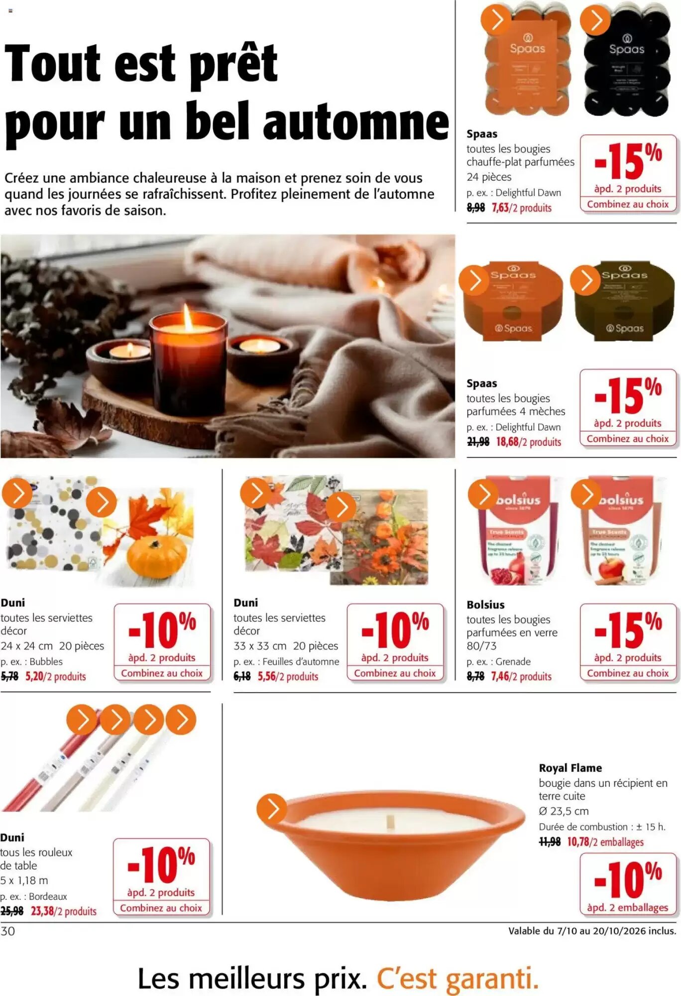 Prospectus promotionnel Colruyt valable à partir du 07/10/2026 - Page 34.
