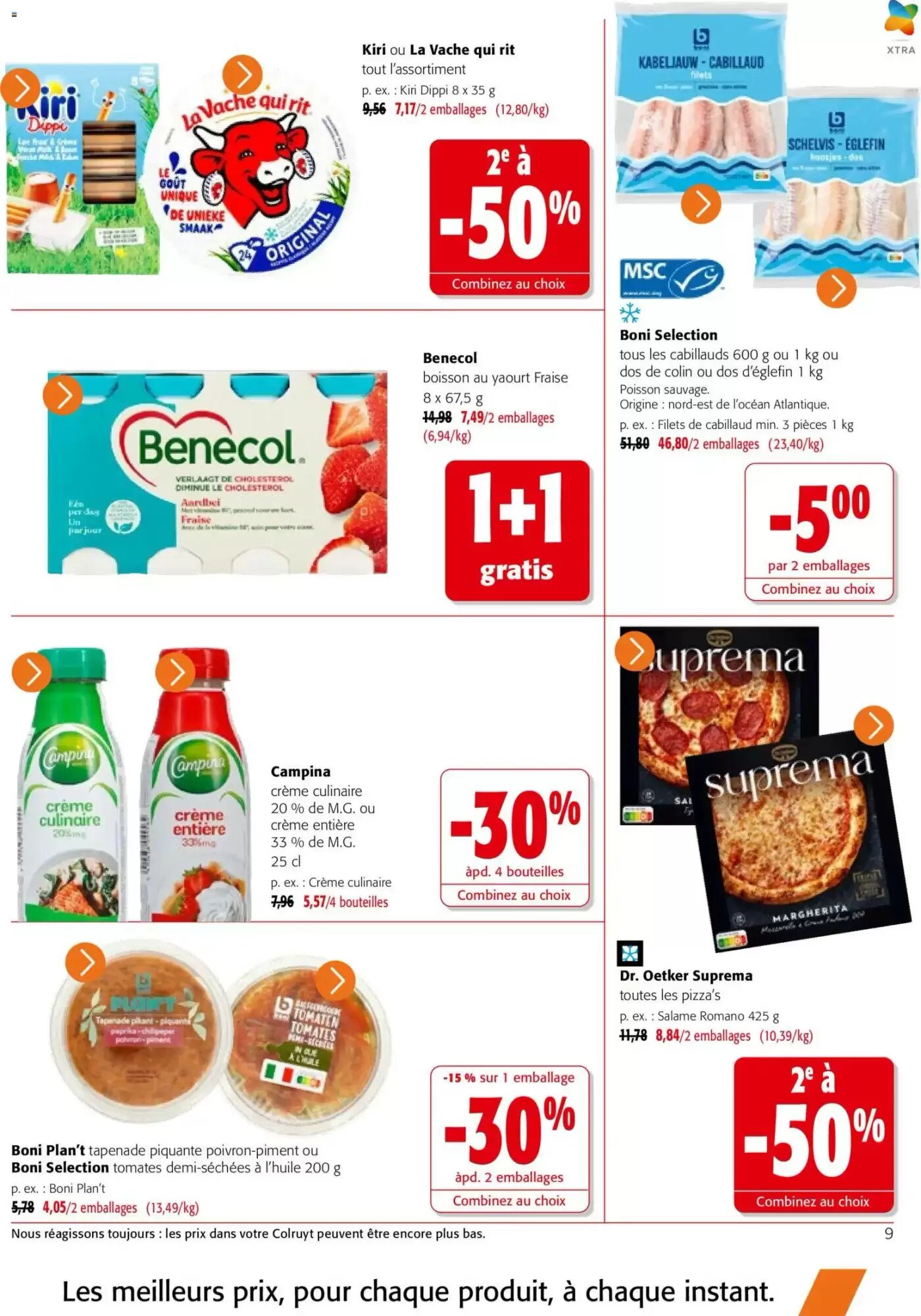 Prospectus promotionnel Colruyt valable à partir du 07/10/2026 - Page 9.