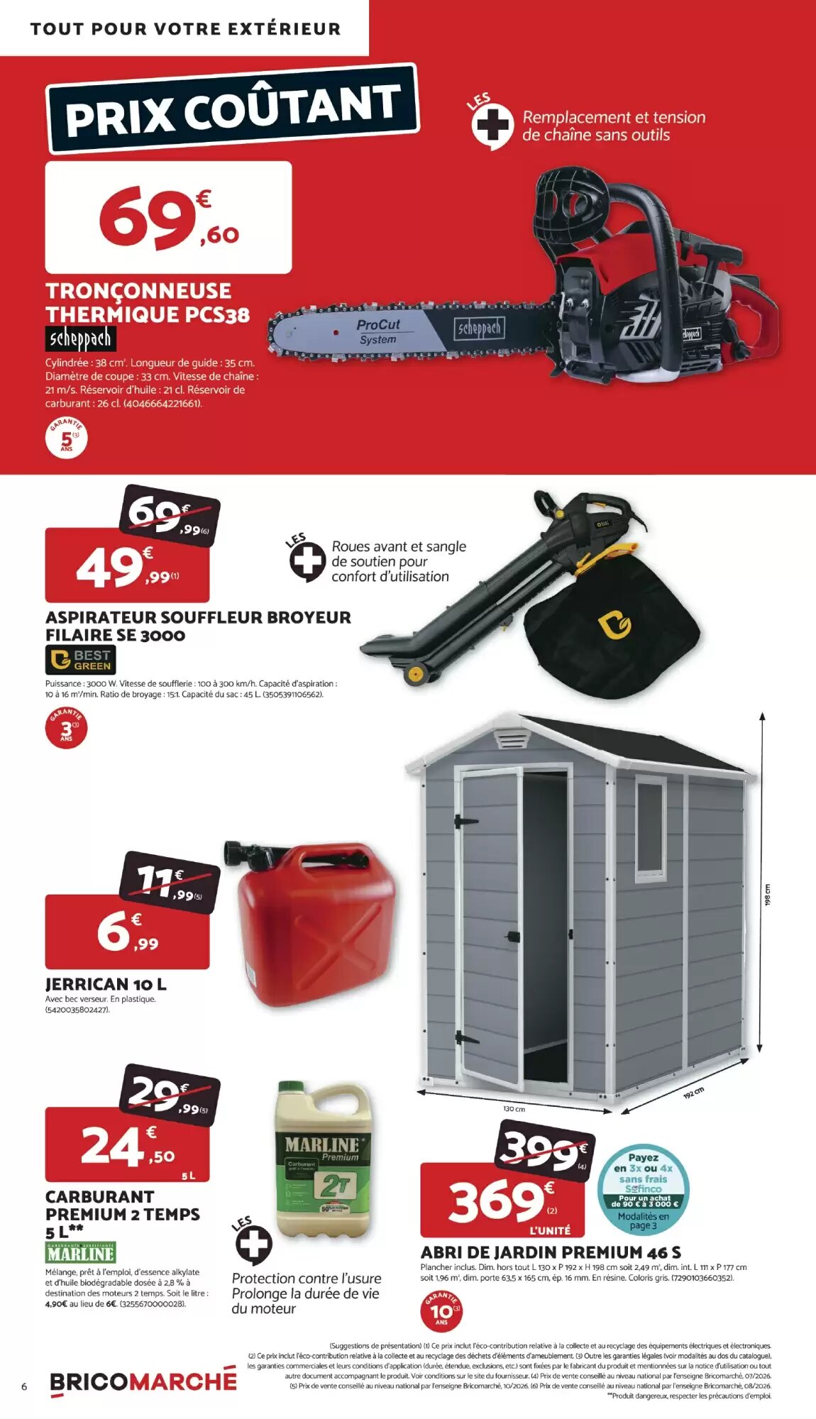 Prospectus promotionnel Bricomarché valable à partir du 07/10/2026 - Page 6.