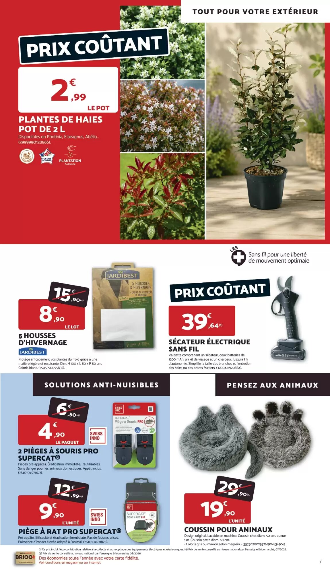 Prospectus promotionnel Bricomarché valable à partir du 07/10/2026 - Page 7.