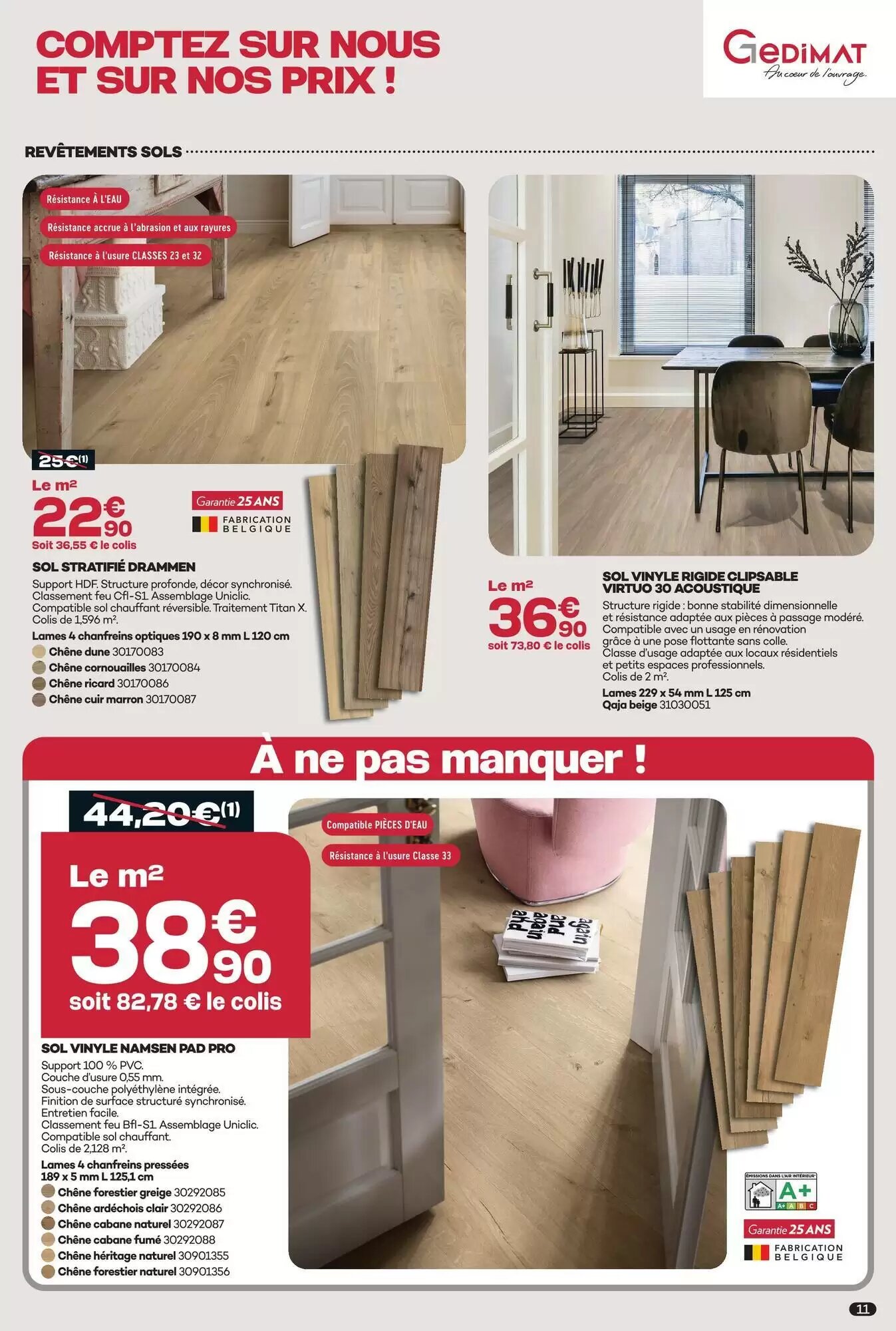 Prospectus promotionnel Gedimat valable à partir du 07/10/2026 - Page 11.