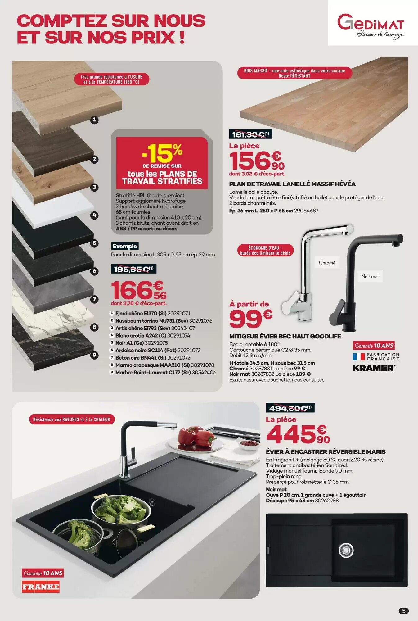 Prospectus promotionnel Gedimat valable à partir du 07/10/2026 - Page 5.