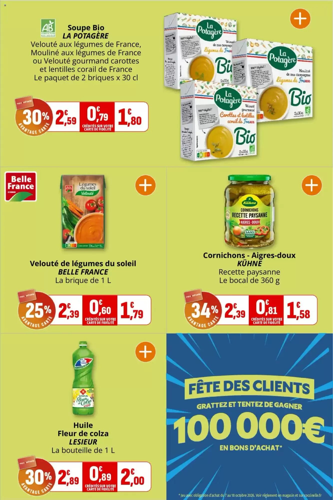 Prospectus promotionnel Coccinelle Supermarché valable à partir du 07/10/2026 - Page 30.