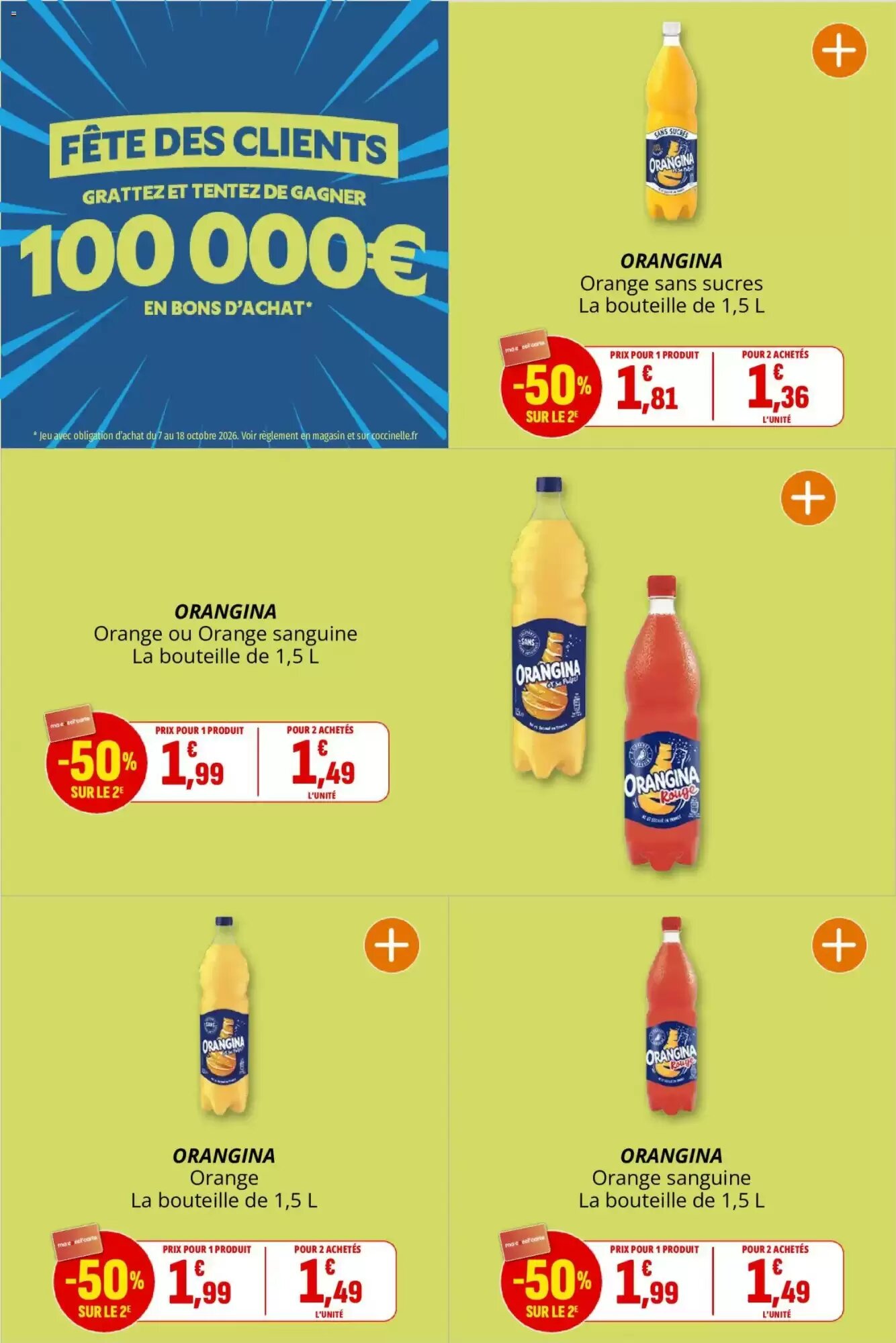 Prospectus promotionnel Coccinelle Supermarché valable à partir du 07/10/2026 - Page 34.