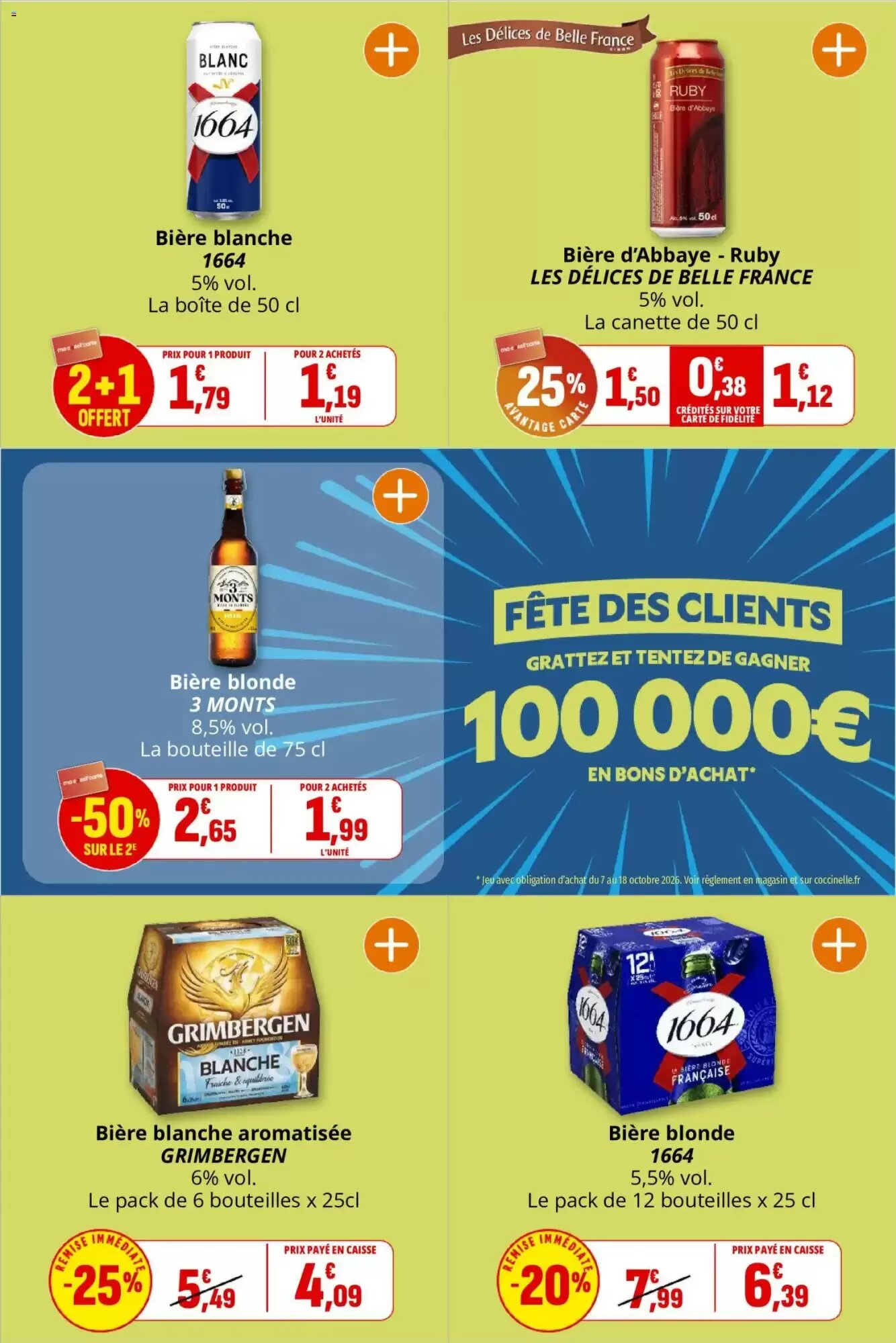 Prospectus promotionnel Coccinelle Supermarché valable à partir du 07/10/2026 - Page 37.