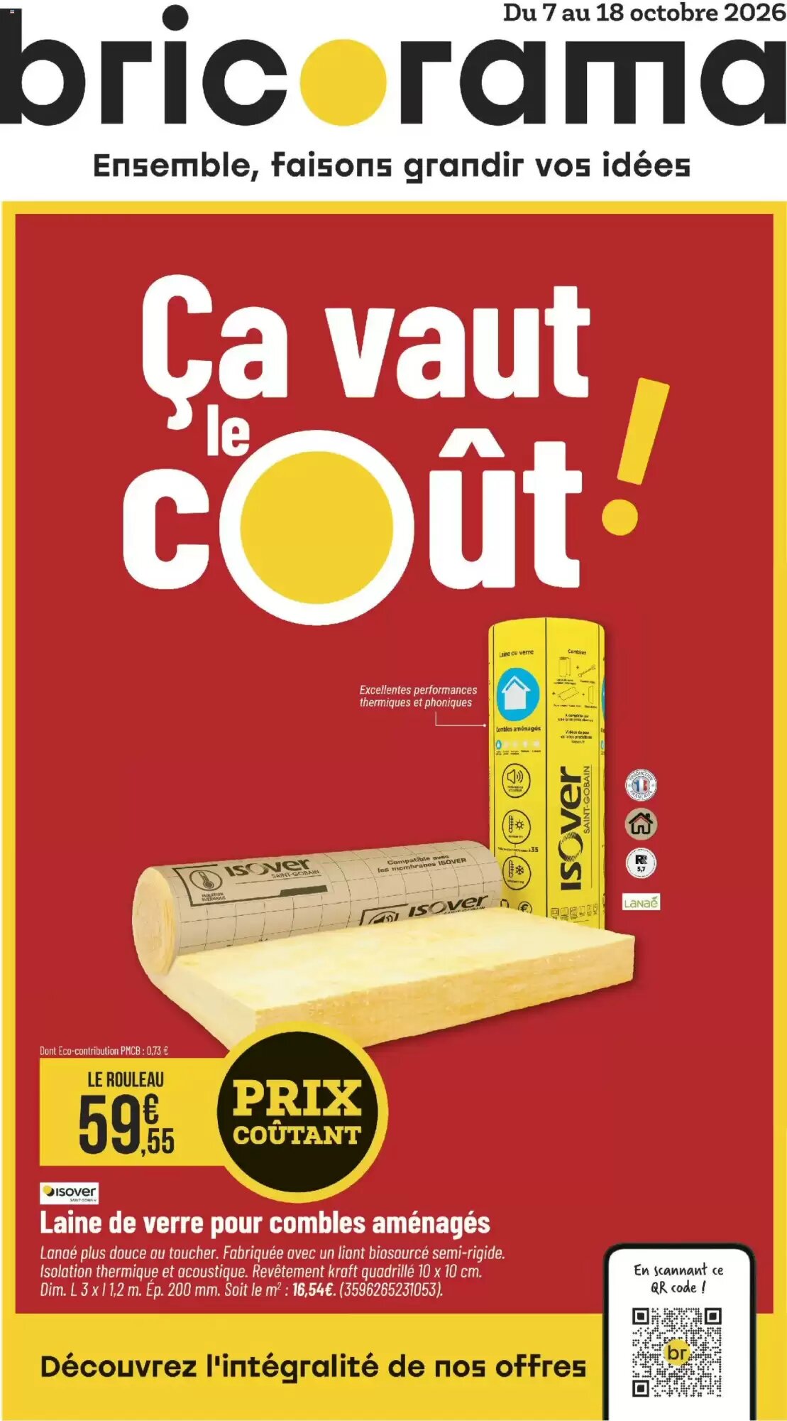 Prospectus promotionnel Bricorama valable à partir du 07/10/2026 - Page 1.