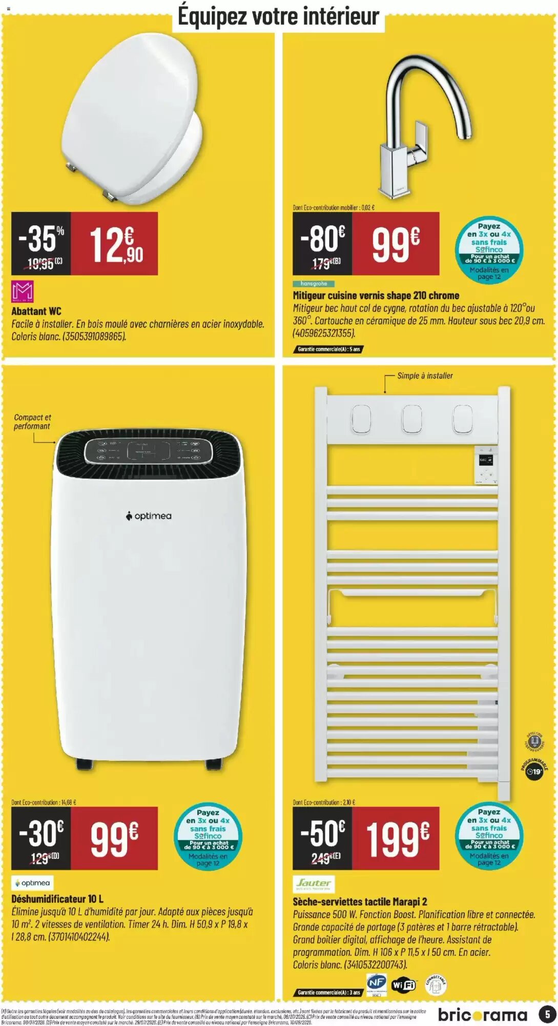 Prospectus promotionnel Bricorama valable à partir du 07/10/2026 - Page 5.