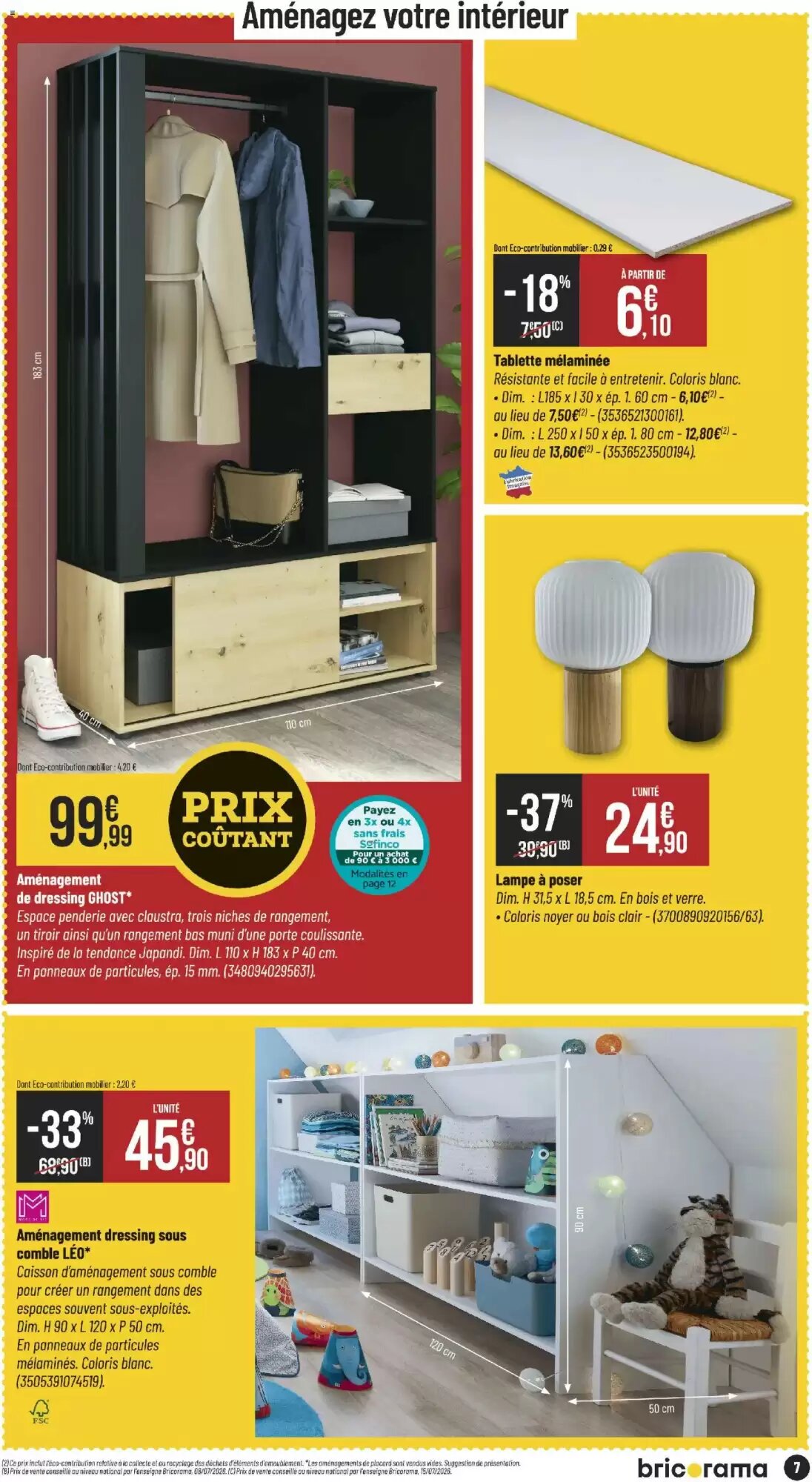 Prospectus promotionnel Bricorama valable à partir du 07/10/2026 - Page 7.