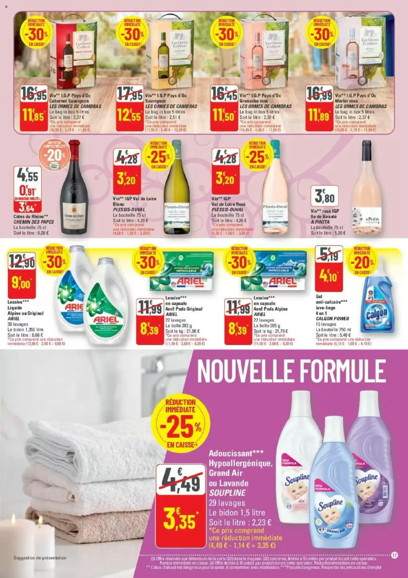 Prospectus promotionnel G20 valable à partir du 07/10/2026 - Page 17.