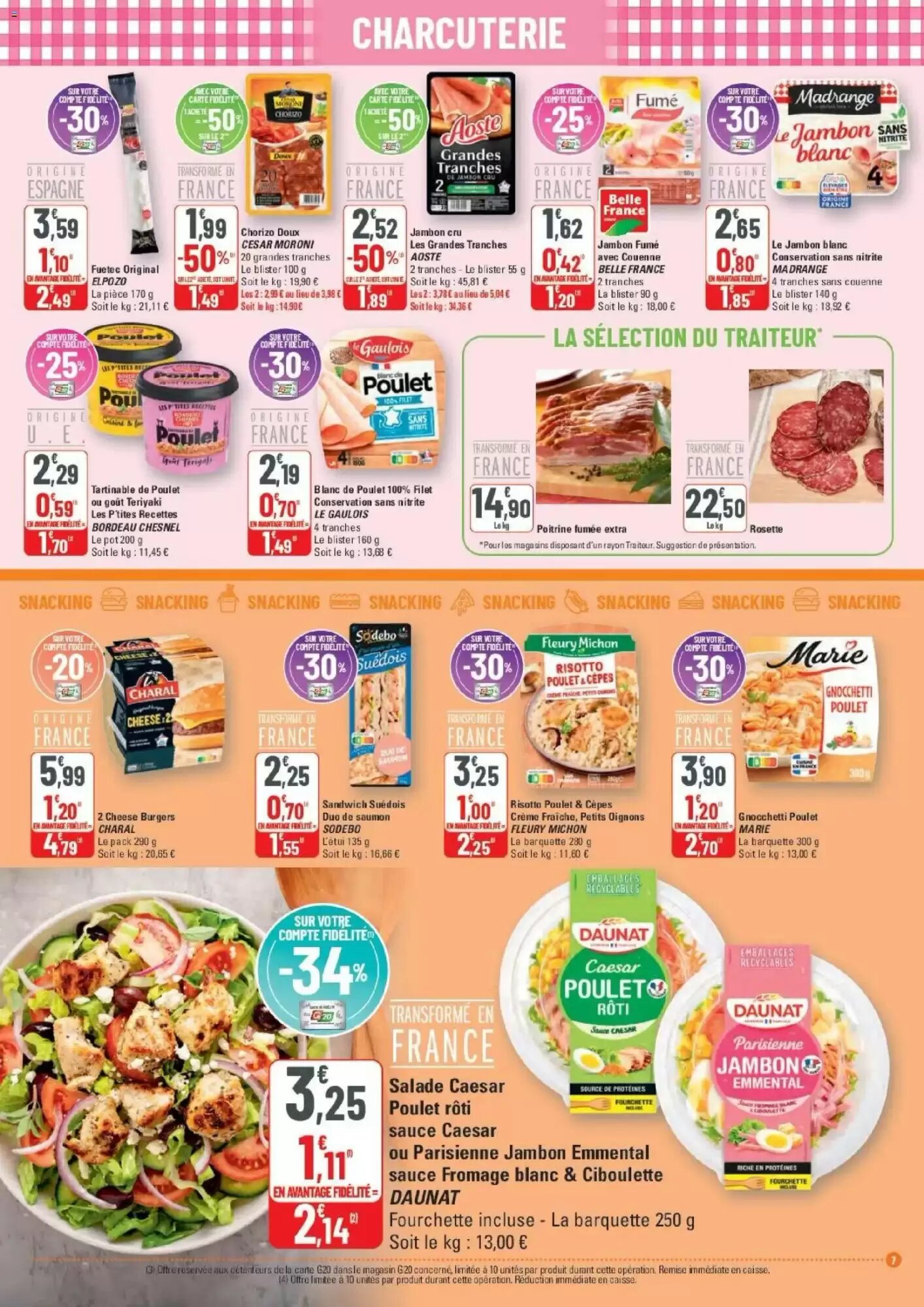 Prospectus promotionnel G20 valable à partir du 07/10/2026 - Page 7.