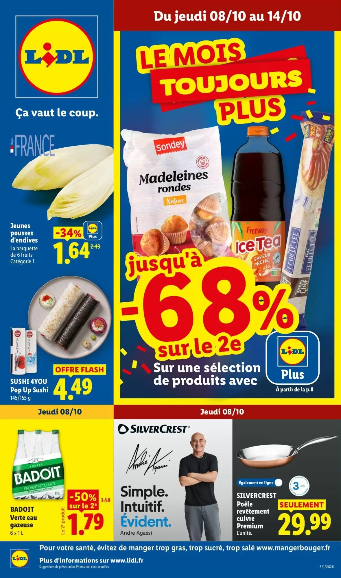 Prospectus promotionnel Lidl valable à partir du 08/10/2026 - Page 1.
