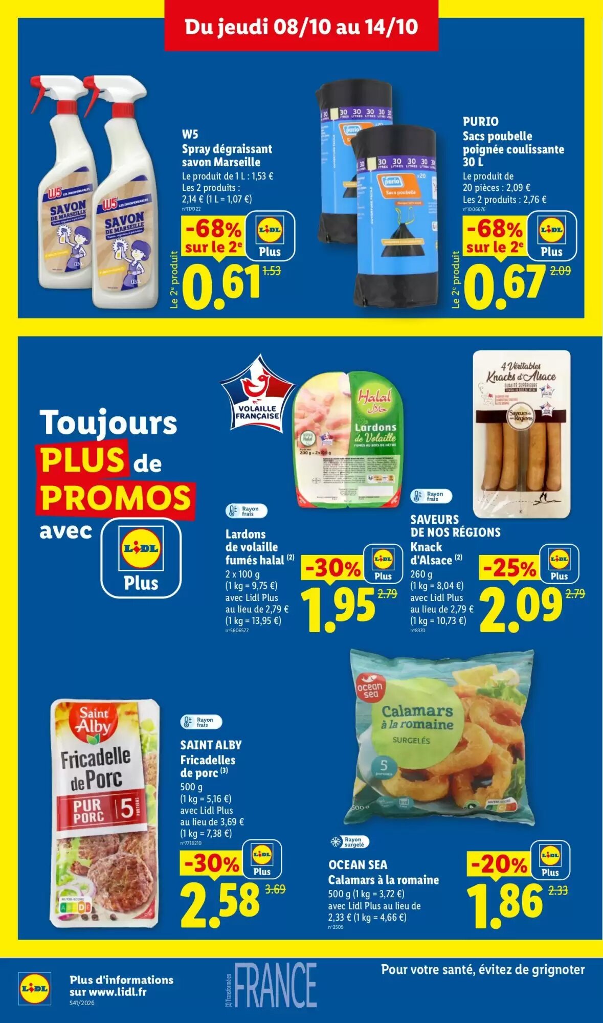 Prospectus promotionnel Lidl valable à partir du 08/10/2026 - Page 16.