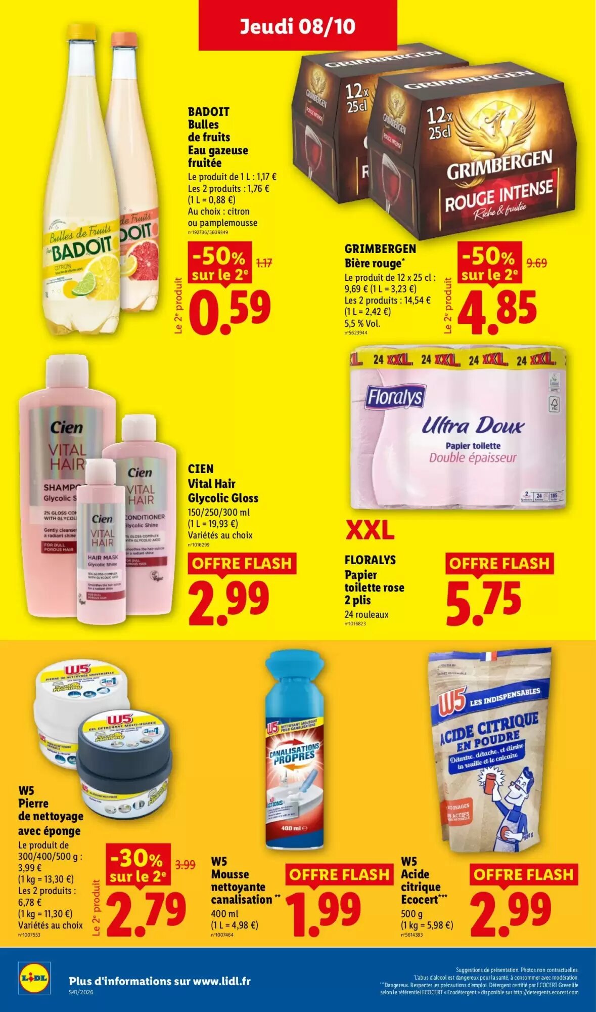 Prospectus promotionnel Lidl valable à partir du 08/10/2026 - Page 22.