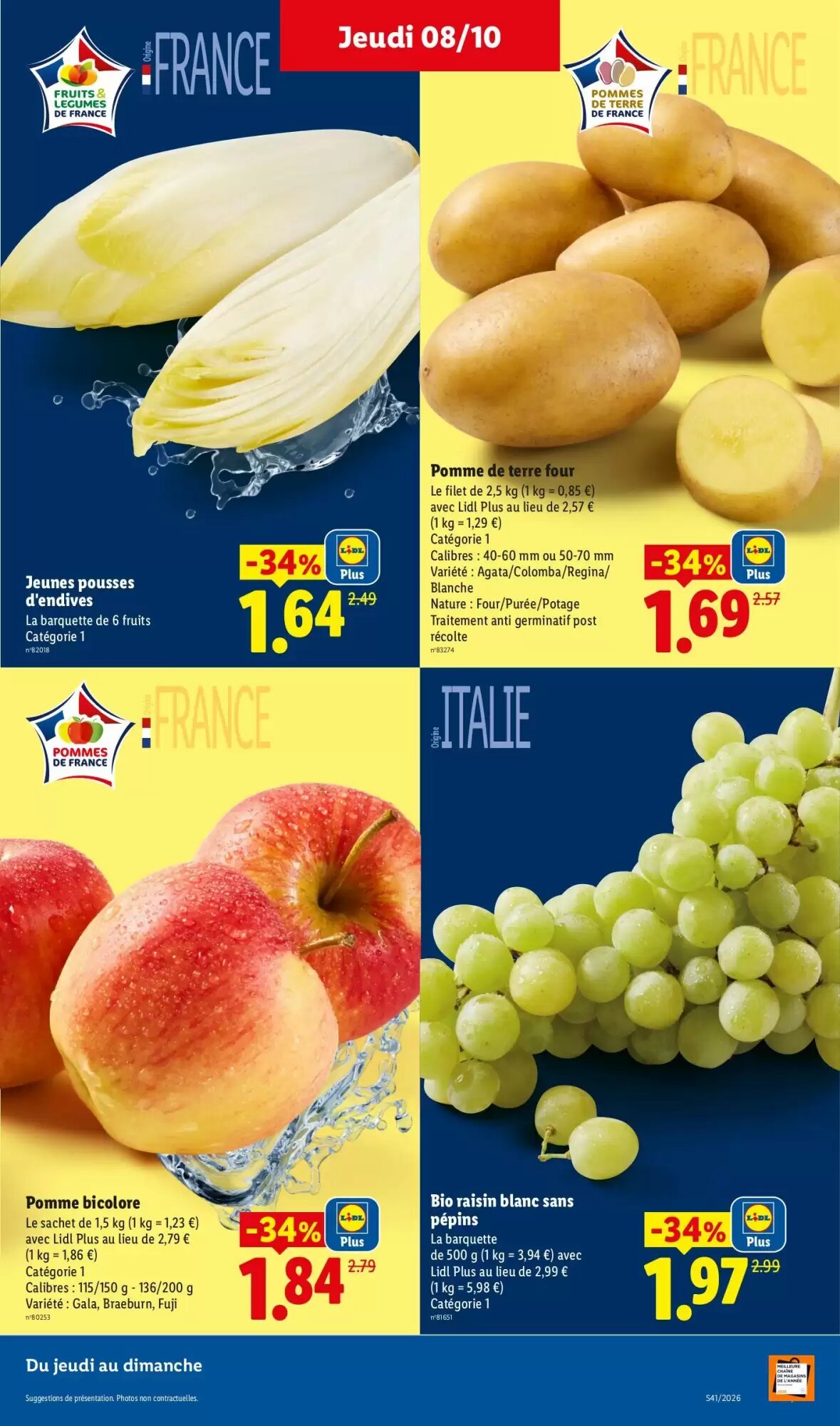 Prospectus promotionnel Lidl valable à partir du 08/10/2026 - Page 3.