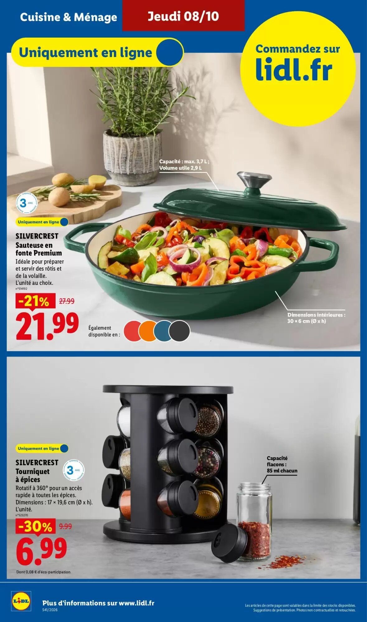Prospectus promotionnel Lidl valable à partir du 08/10/2026 - Page 30.