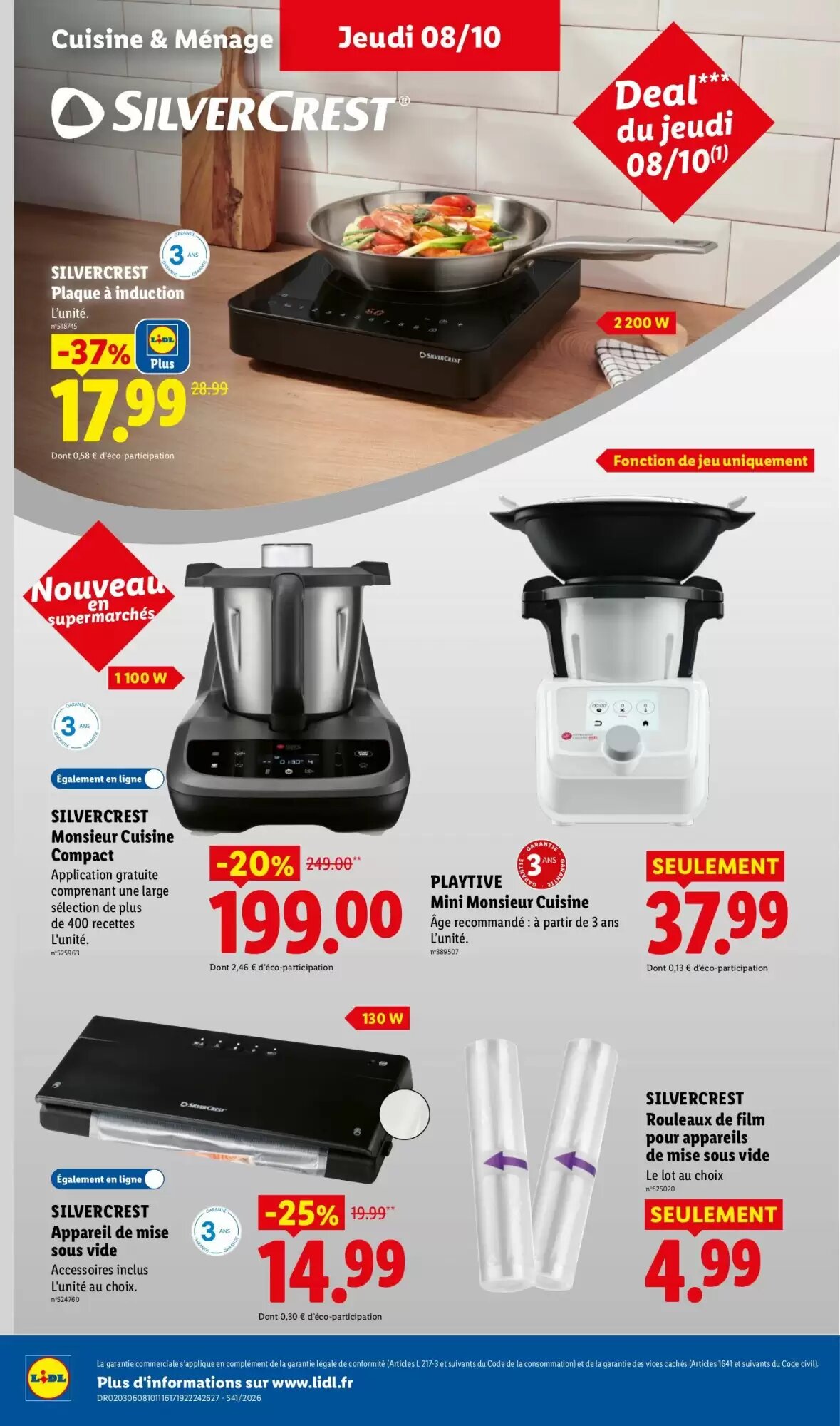 Prospectus promotionnel Lidl valable à partir du 08/10/2026 - Page 36.