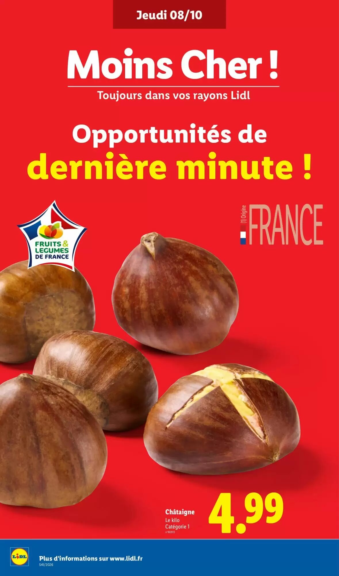 Prospectus promotionnel Lidl valable à partir du 08/10/2026 - Page 4.