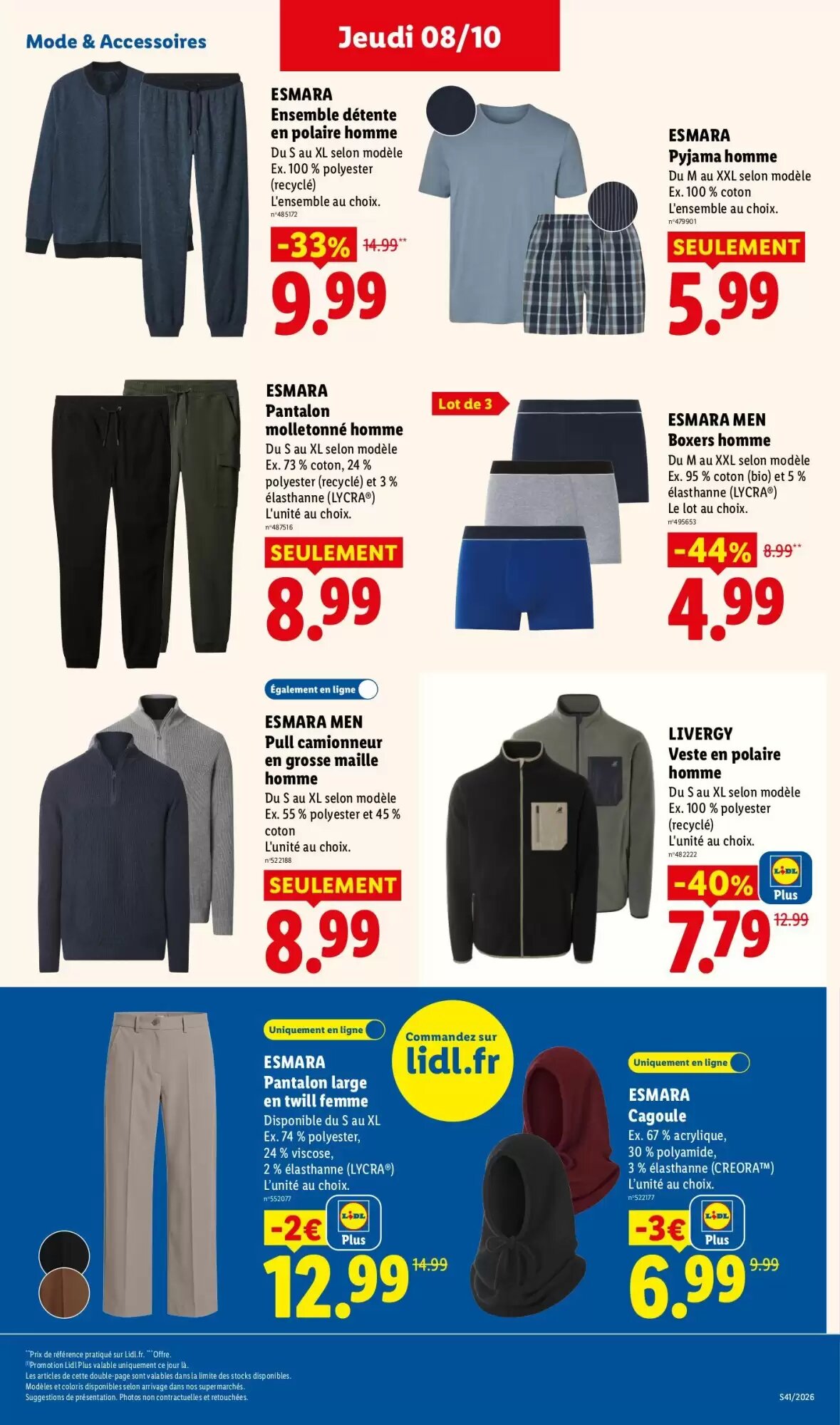Prospectus promotionnel Lidl valable à partir du 08/10/2026 - Page 43.