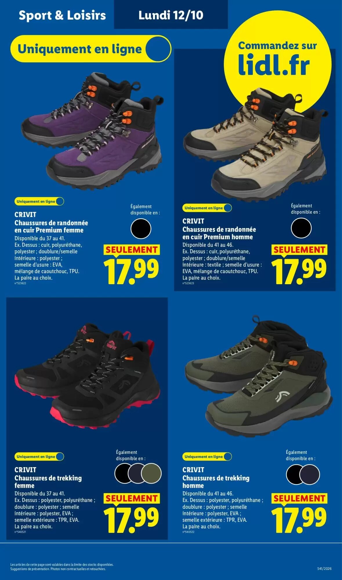 Prospectus promotionnel Lidl valable à partir du 08/10/2026 - Page 49.