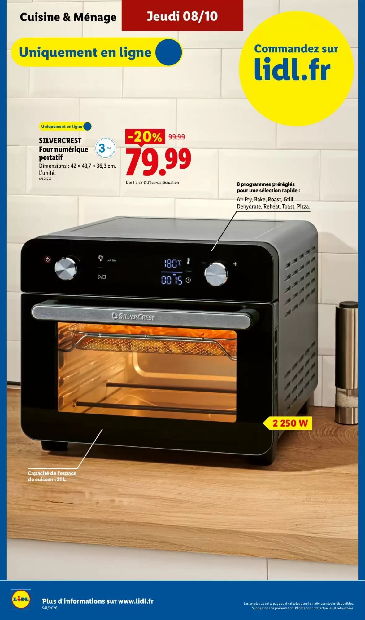 Prospectus promotionnel Lidl valable à partir du 08/10/2026 - Page 6.